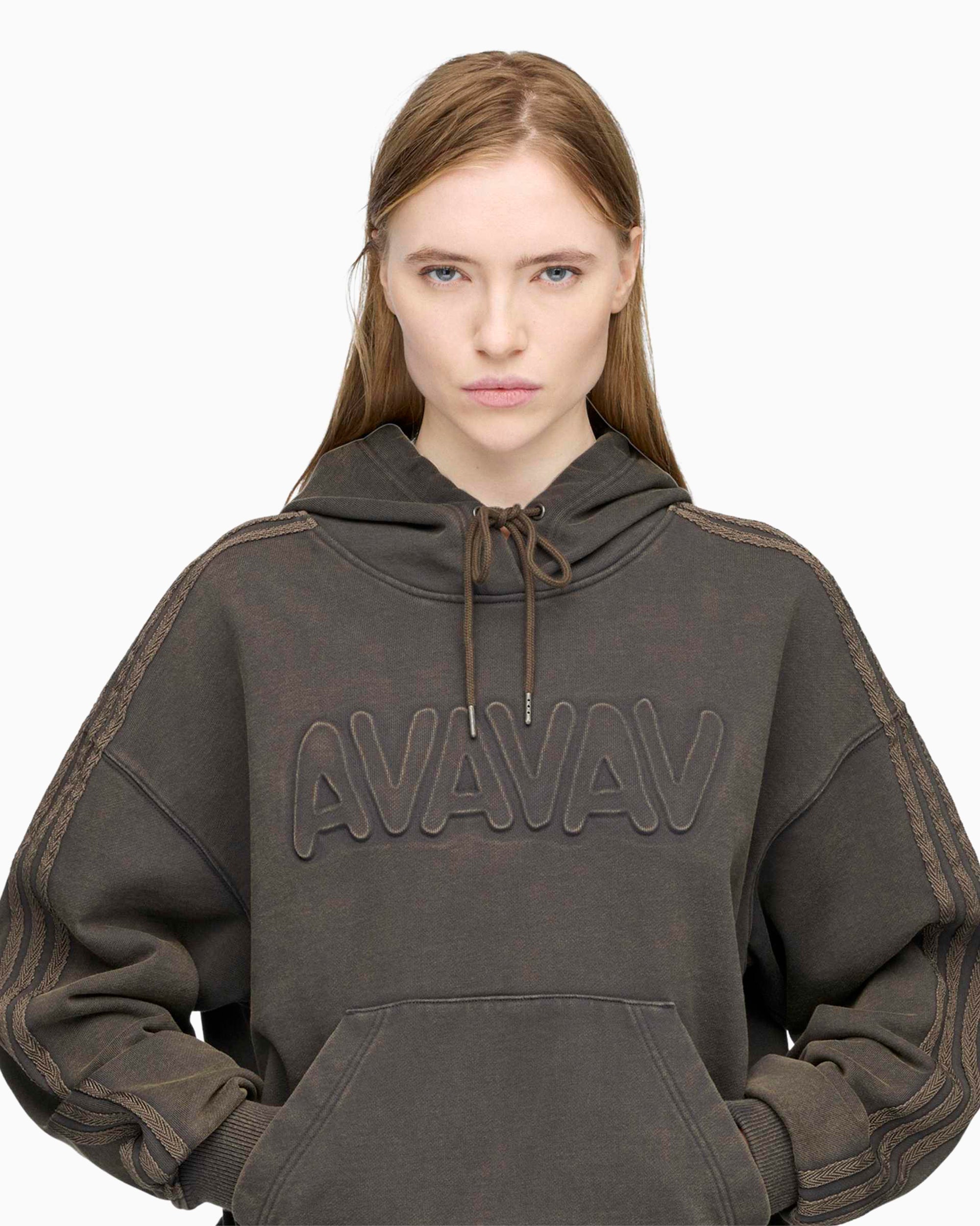 adidas Originals x AVAVAV Shoulderless Logo Oversize Women's Hoodie