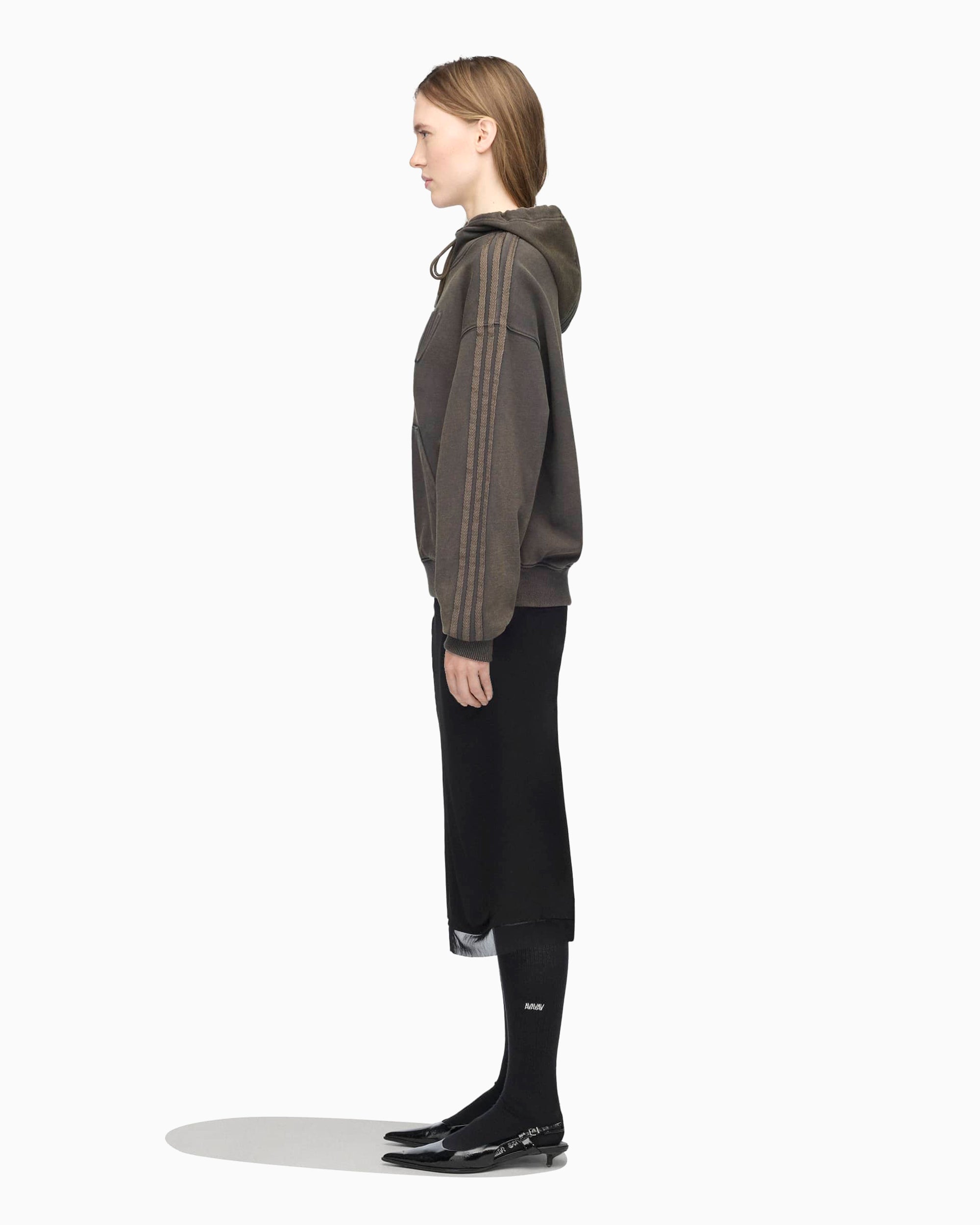 adidas Originals x AVAVAV Shoulderless Logo Oversize Women's Hoodie