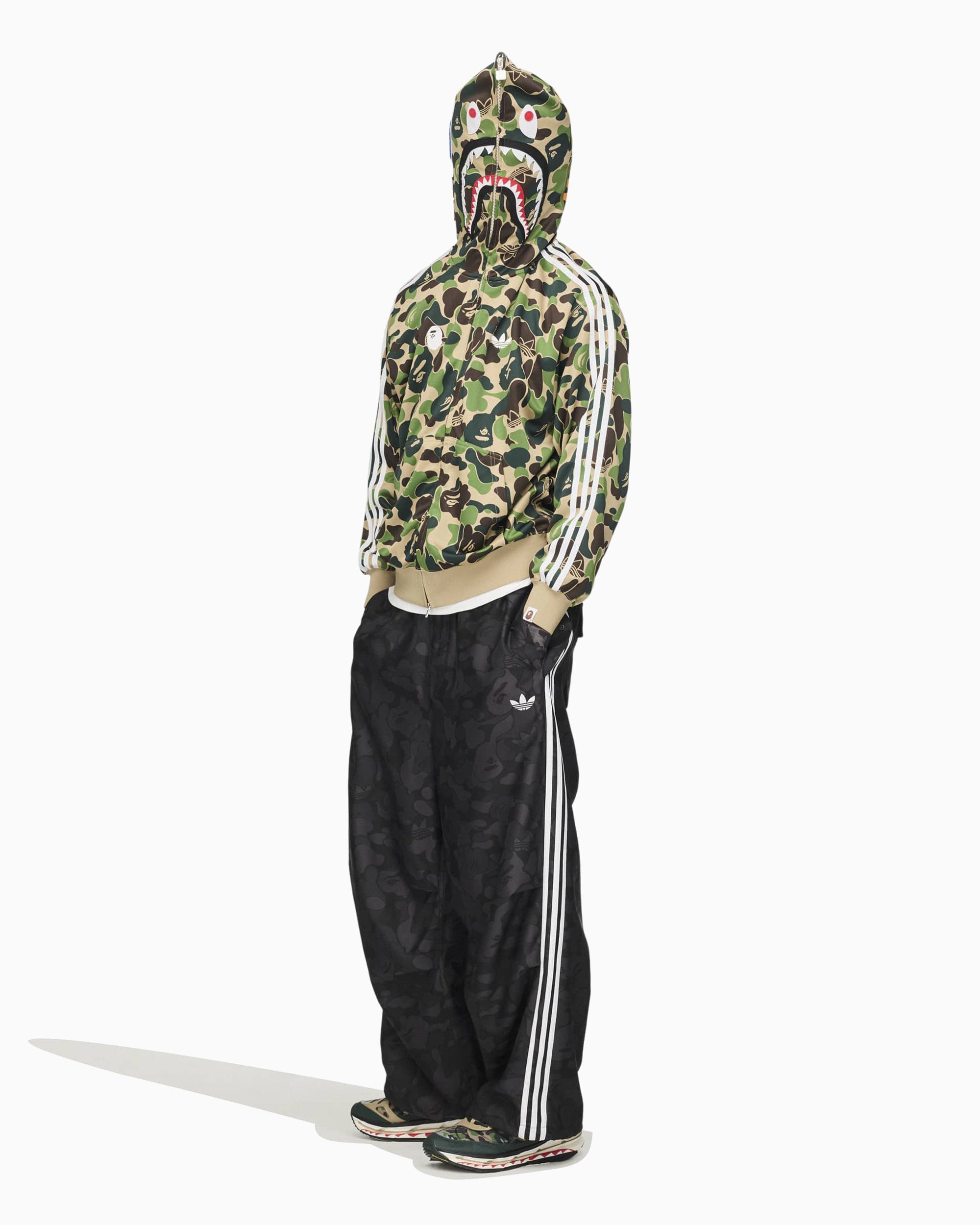 adidas Originals x BAPE Shark Graphic Relaxed Men's Zip-Up Sweatshirt