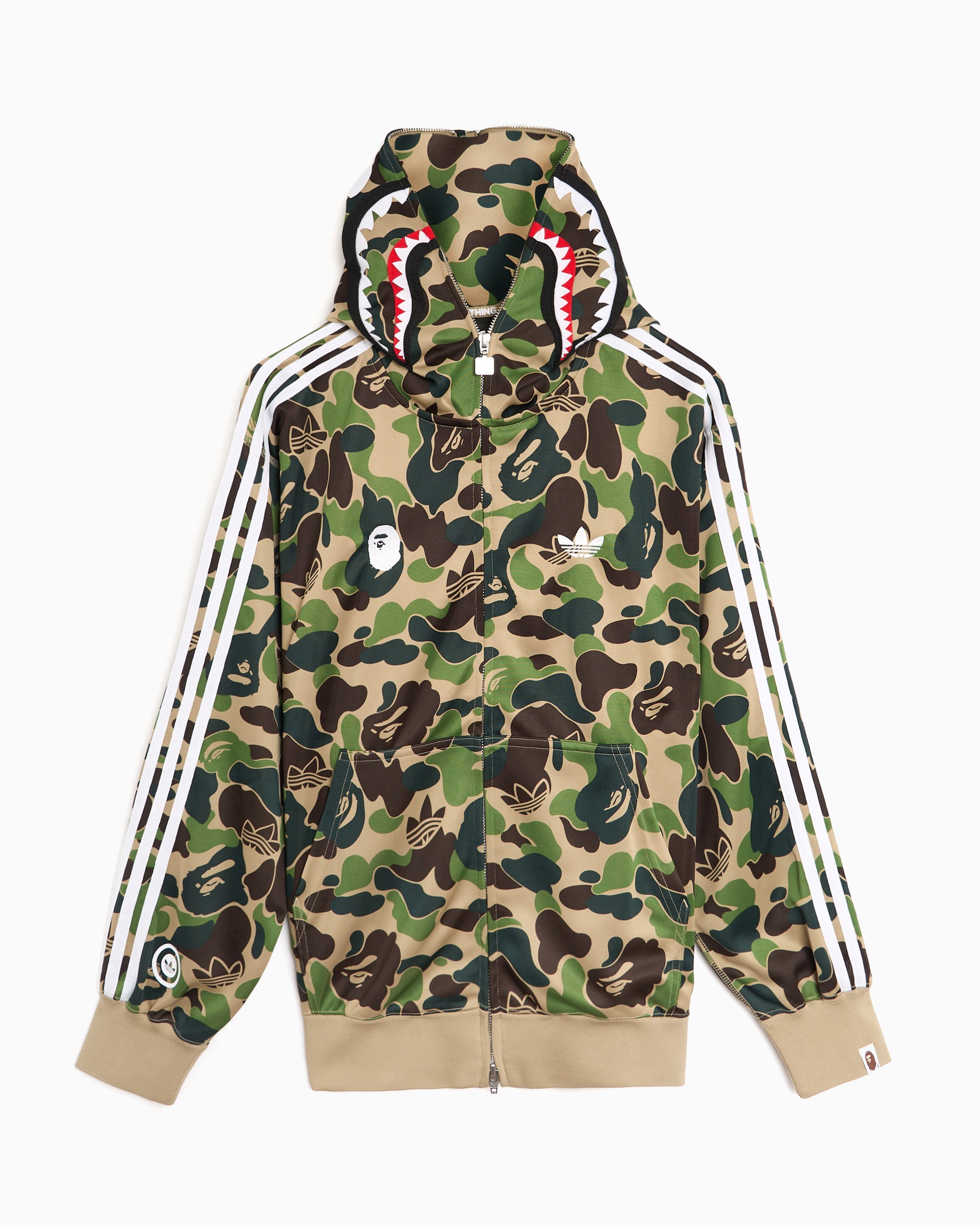 adidas Originals x BAPE Shark Graphic Relaxed Men's Zip-Up Sweatshirt