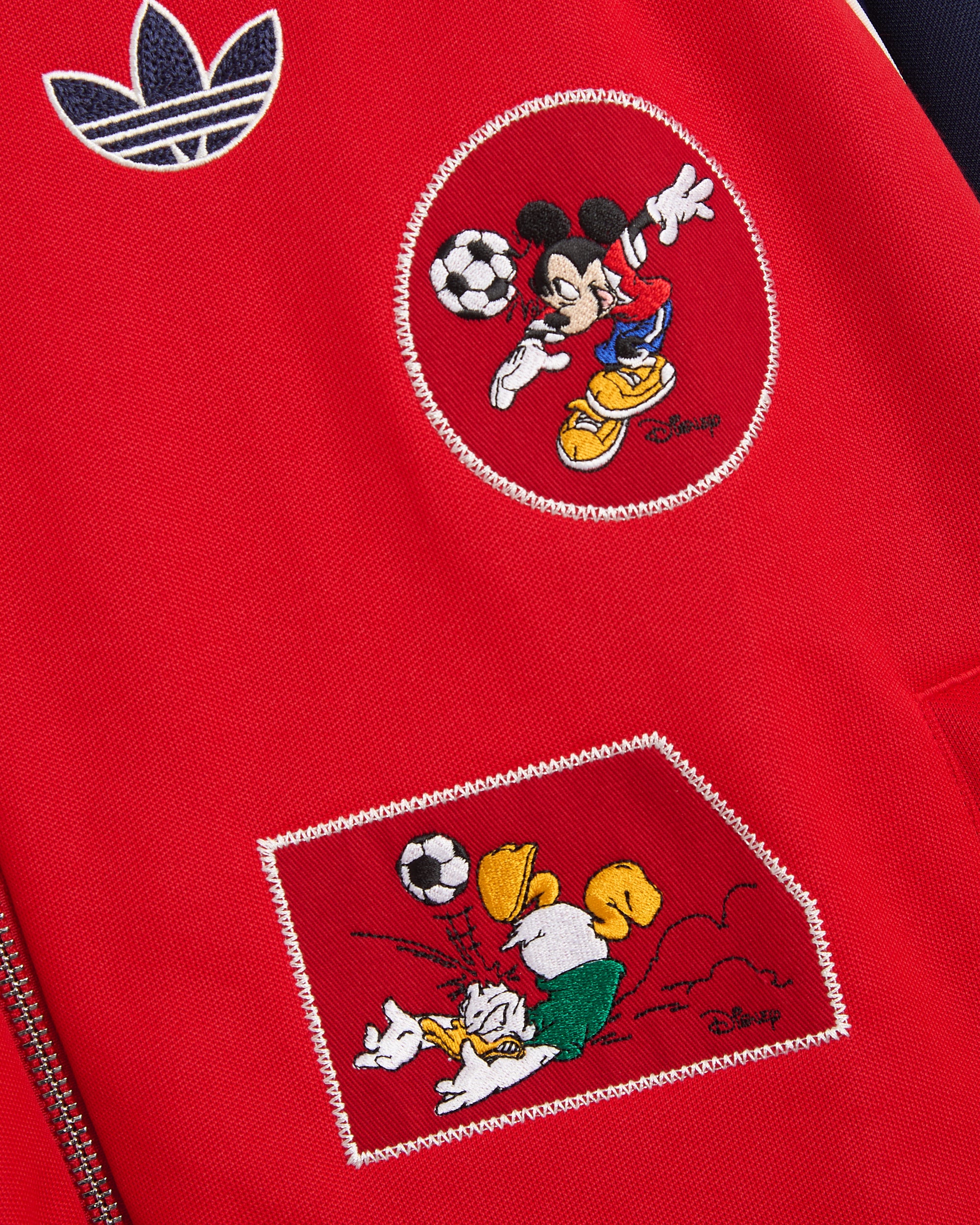 adidas Originals x Brain Dead x Disney with patches Men's Zip-Up Sweat
