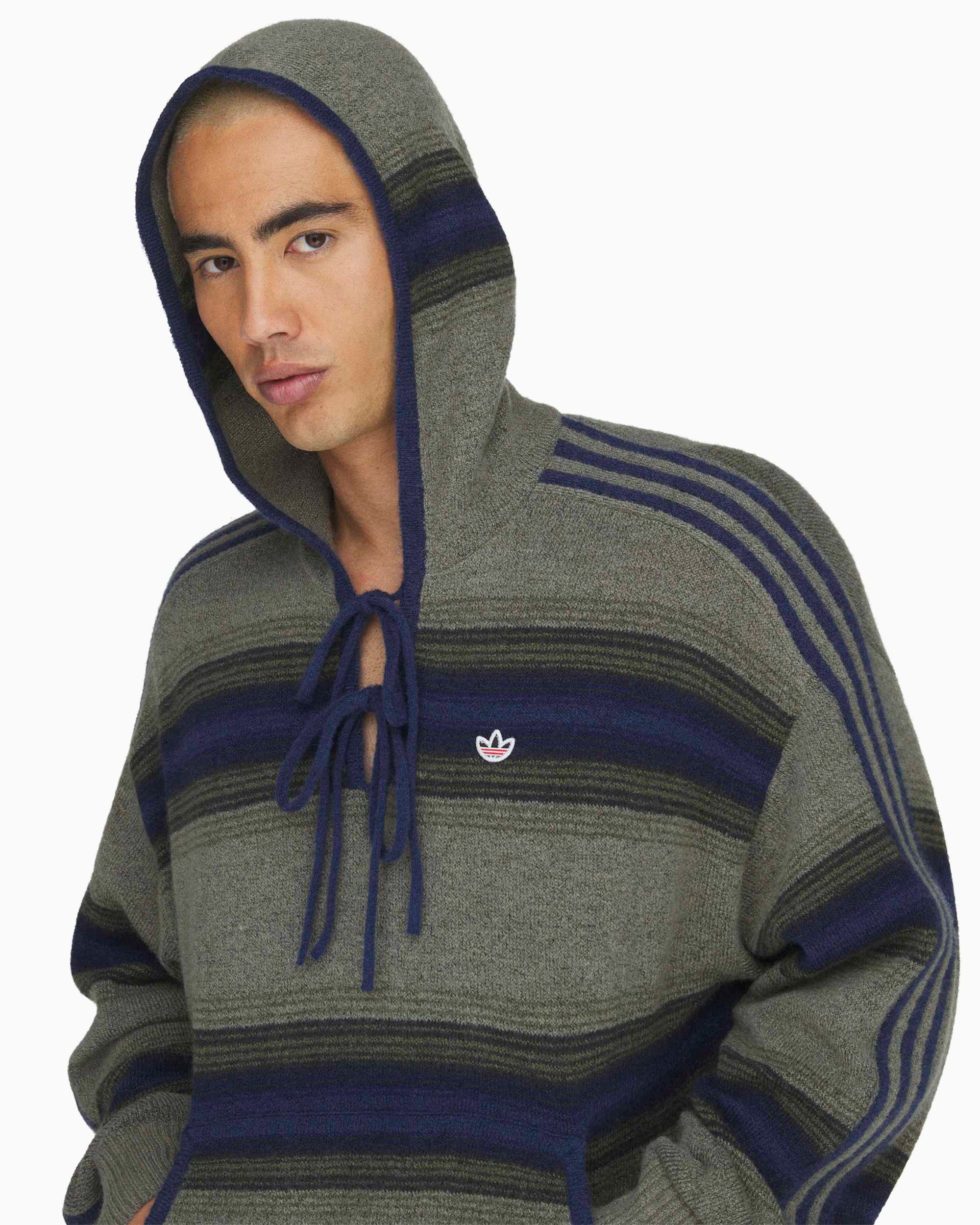 Sweatshirts adidas Originals x CLOT Baja Striped Unisex Hoodie - KE7064