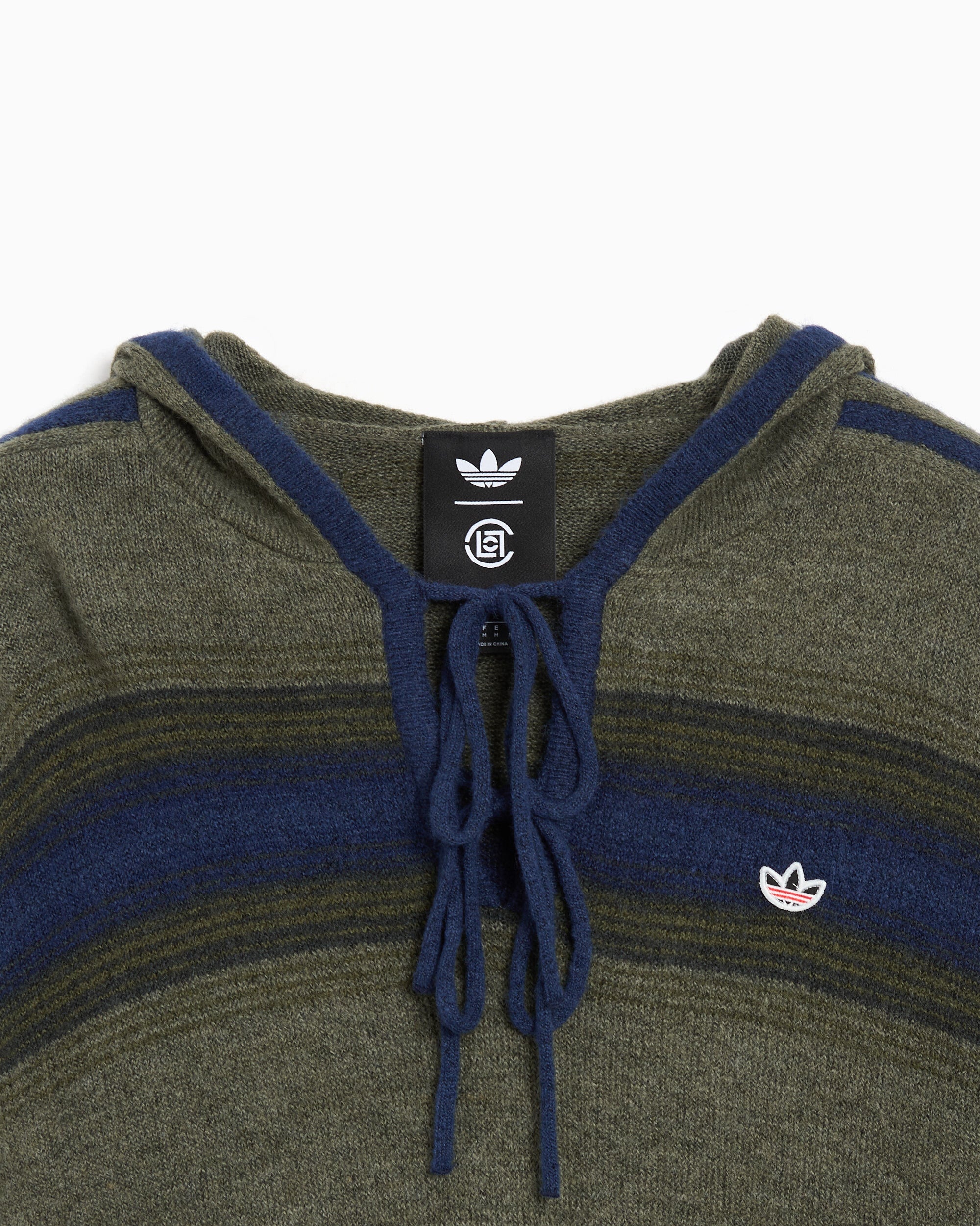 Sweatshirts adidas Originals x CLOT Baja Striped Unisex Hoodie - KE7064