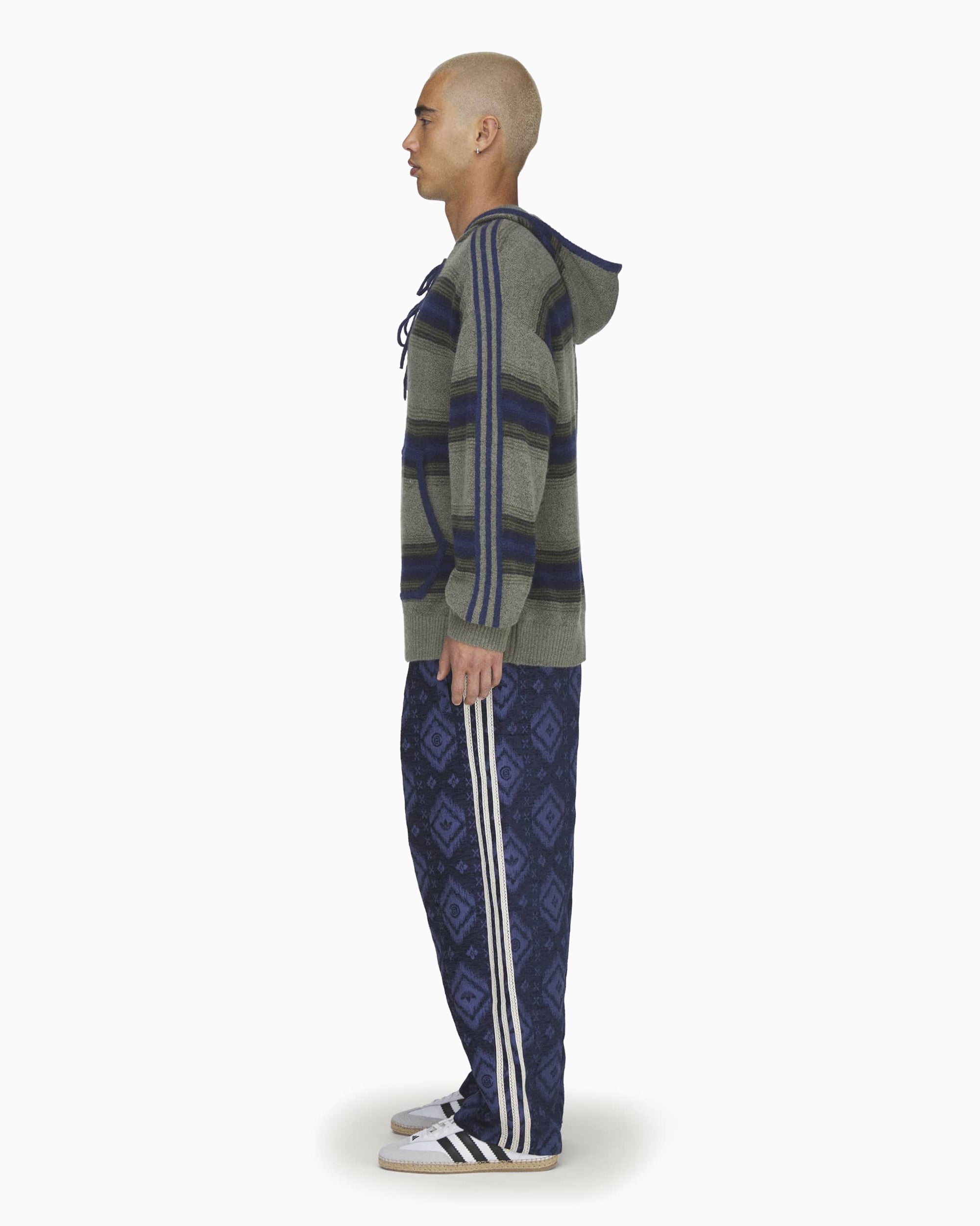 Sweatshirts adidas Originals x CLOT Baja Striped Unisex Hoodie - KE7064