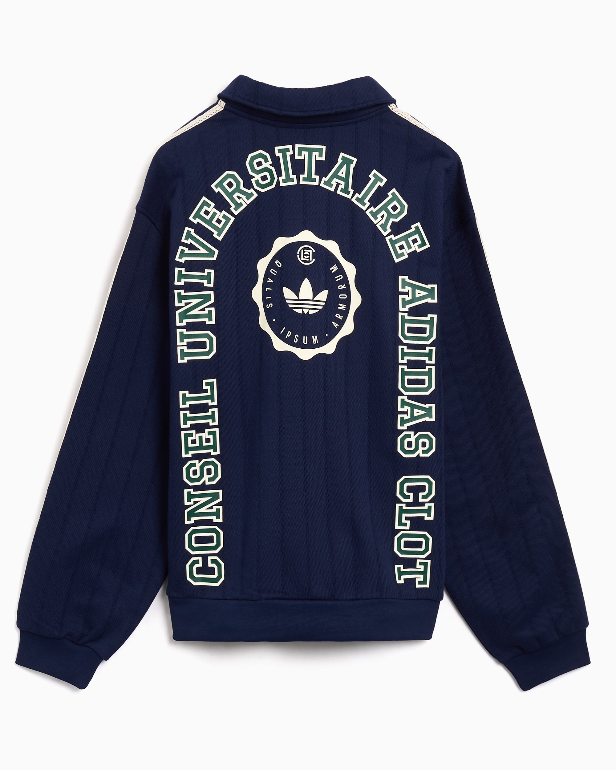 adidas Originals x CLOT Logo Relaxed Unisex Half Zip Sweatshirt
