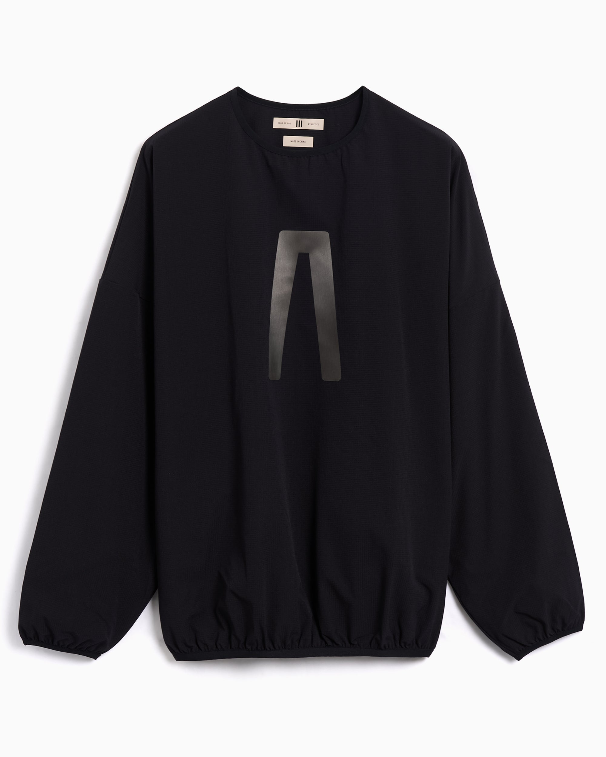  アディダス ×FEAR OF GOD 25SS JZ7376  ブラック  ATHLETICS MELTAWAY CREWNECK M sweatshirts-adidas-originals-x