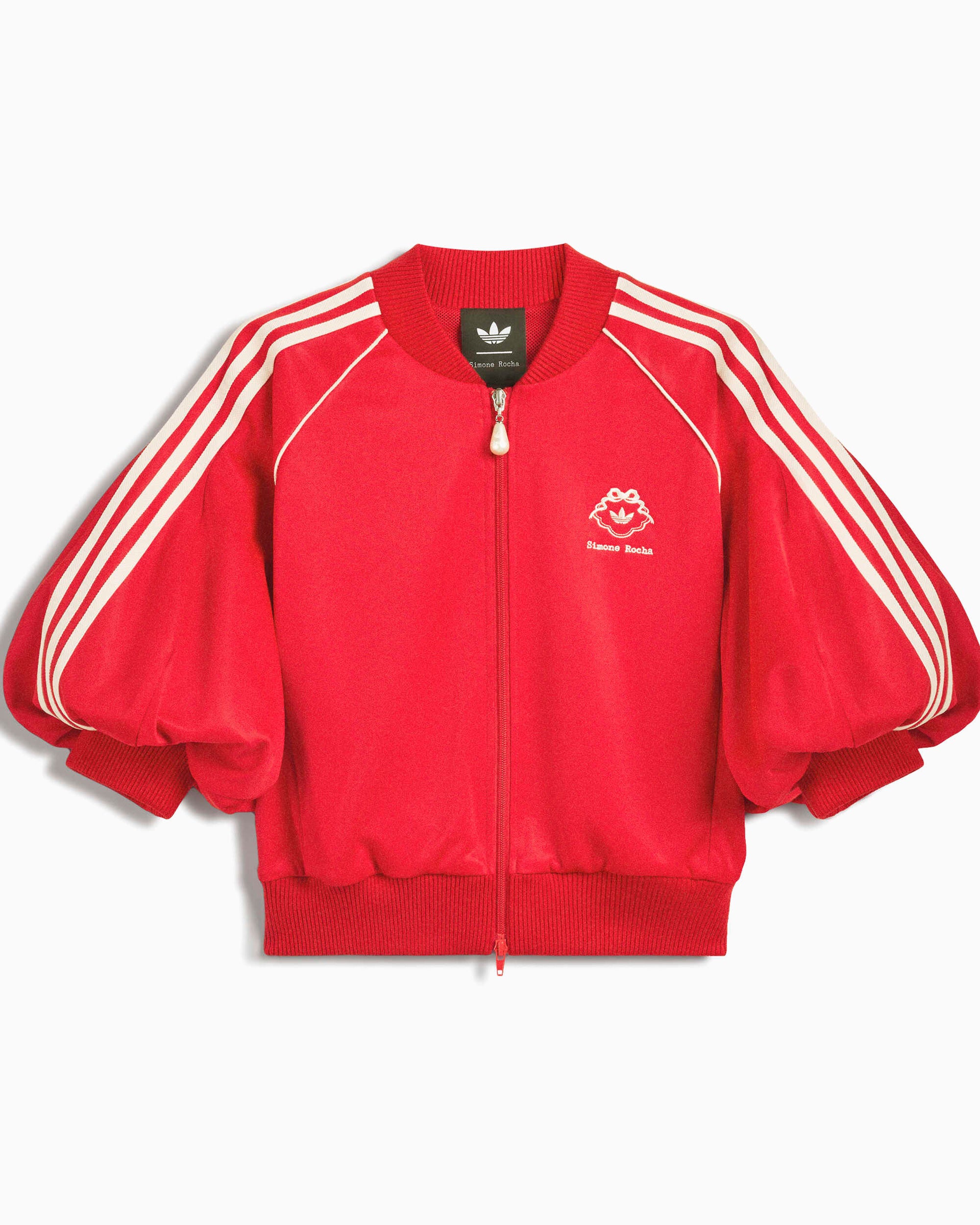 Sudadera con cremallera Crop adidas Originals x Simone Rocha Superstar para mujer  Rojo L