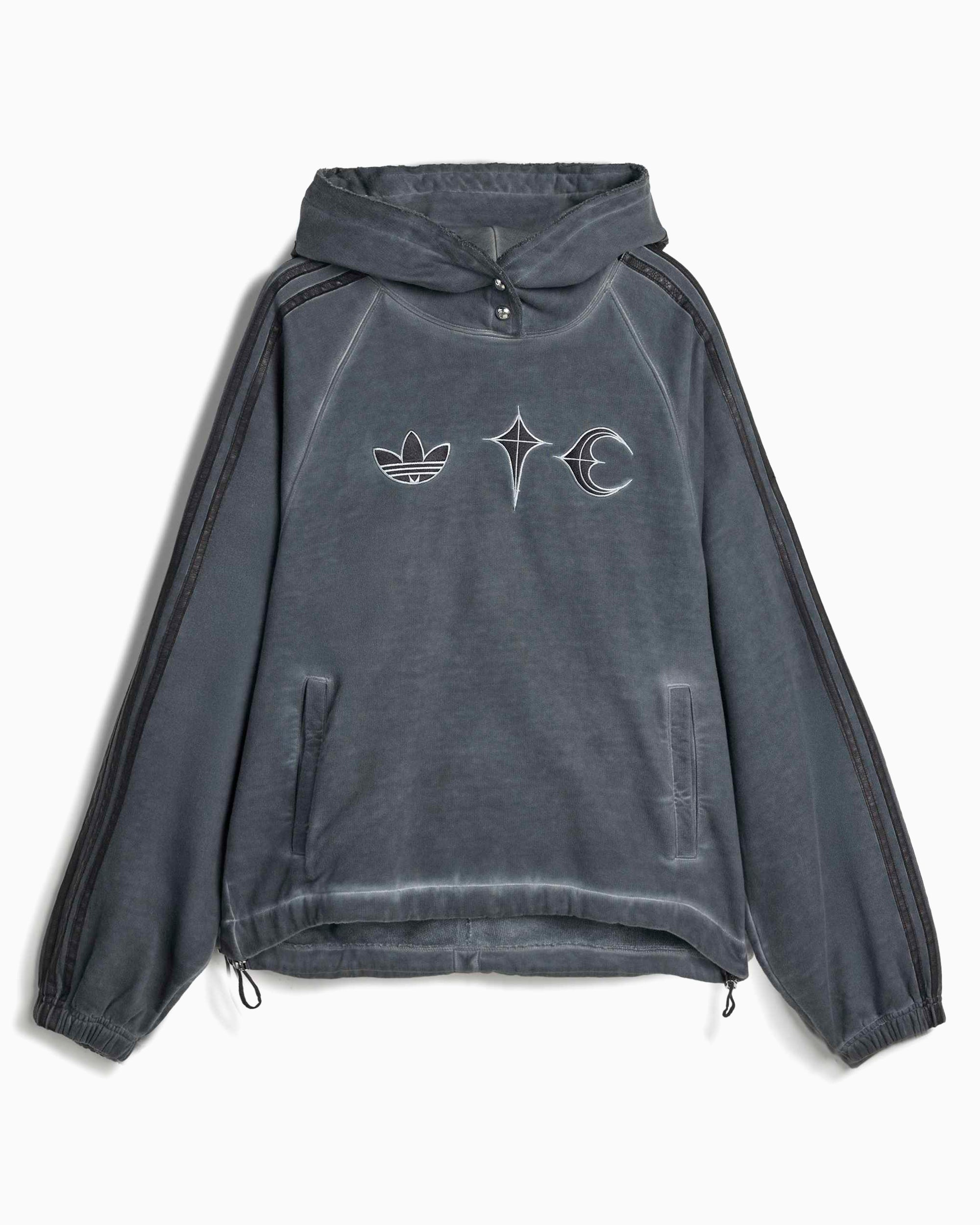 Thugclub adidas パーカー SIZE L adidas THUG CLUB TEAMGEIST HOODED ZIP UP ブラック（アディダス サグ