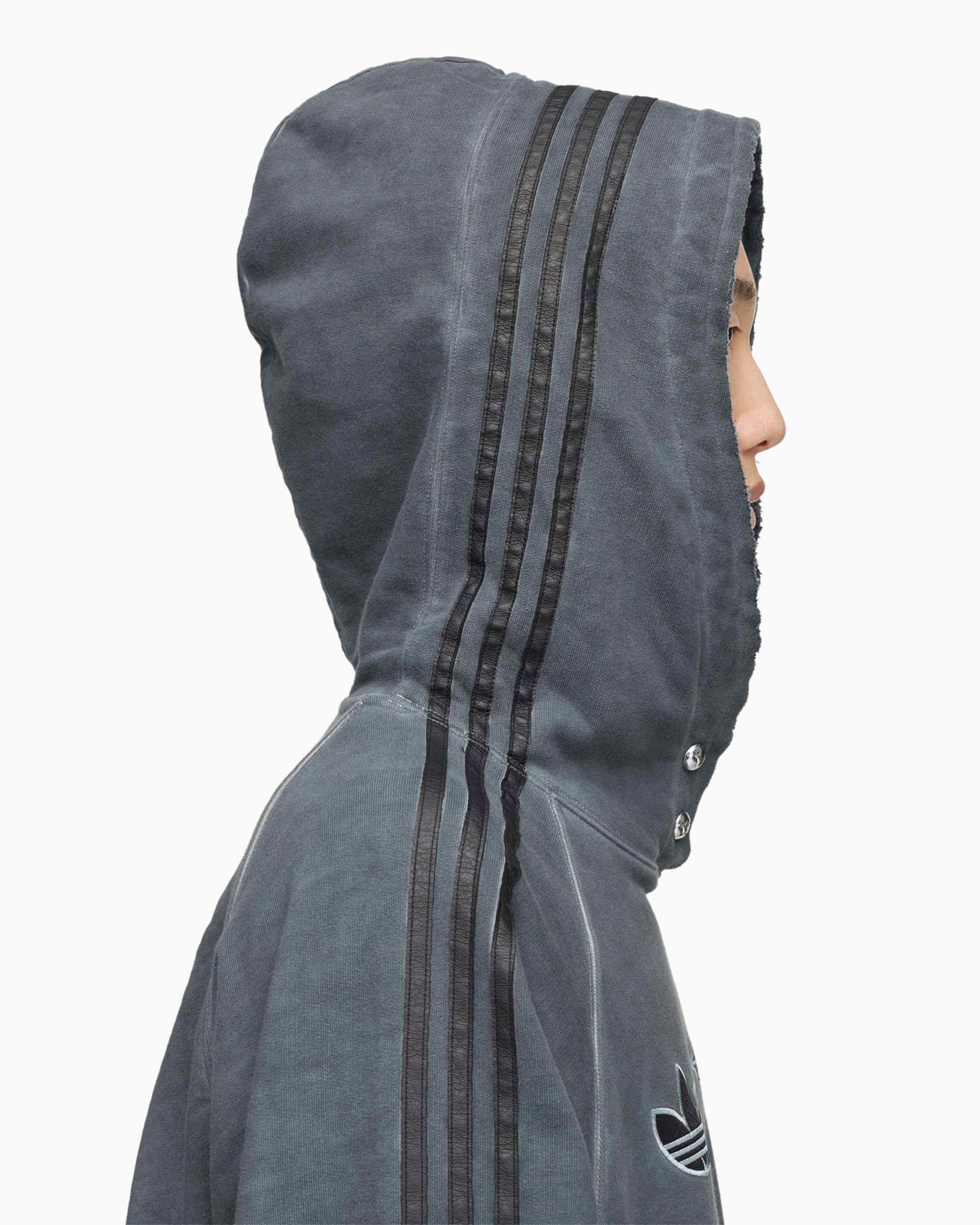 adidas × THUG CLUB パーカー ジャケット グレー adidas Originals x Thug Club Graphic Relaxed Men's Hoodie