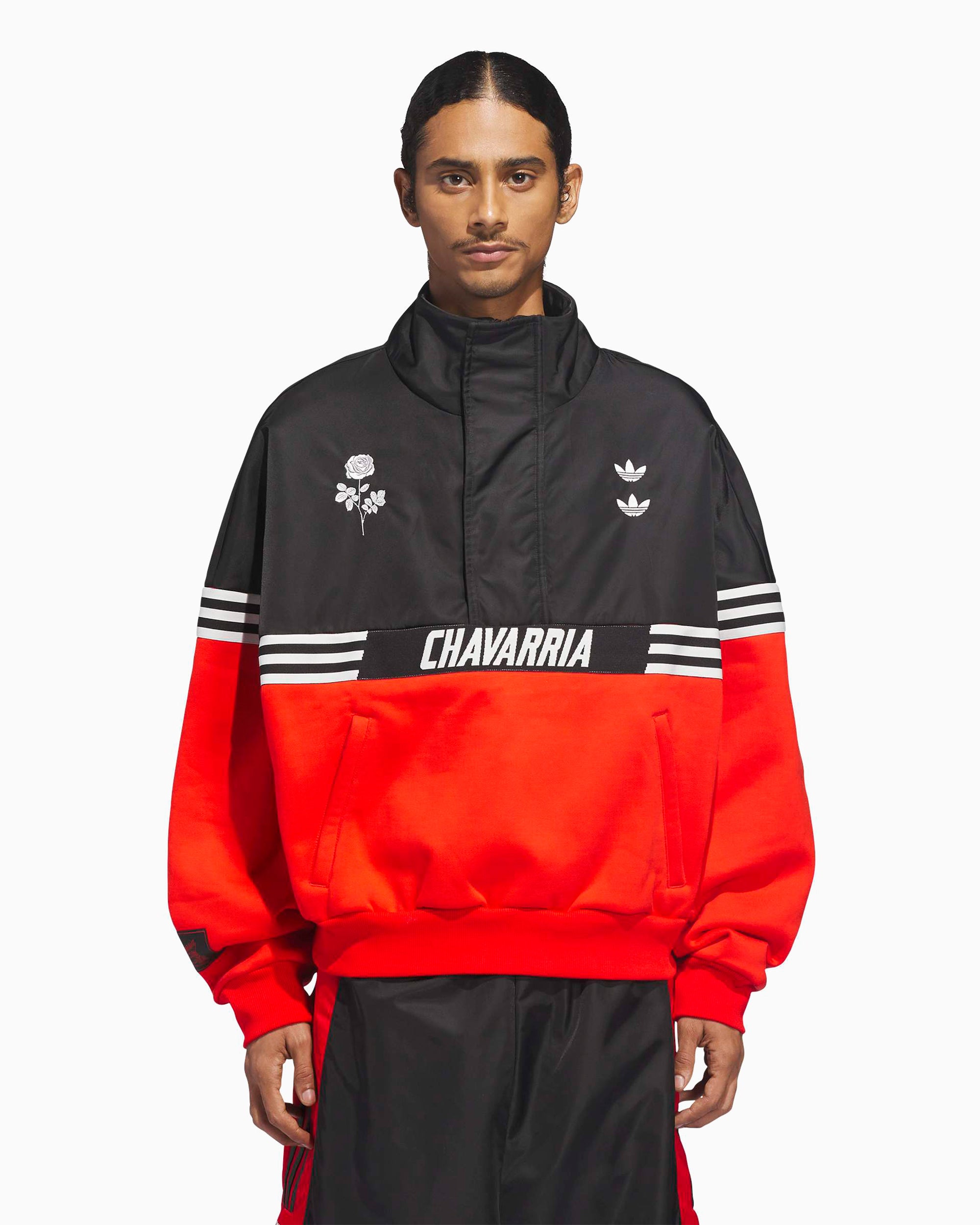 adidas Originals x Willy Chavarria Gomez Logo Relaxed Men's Half Zip S