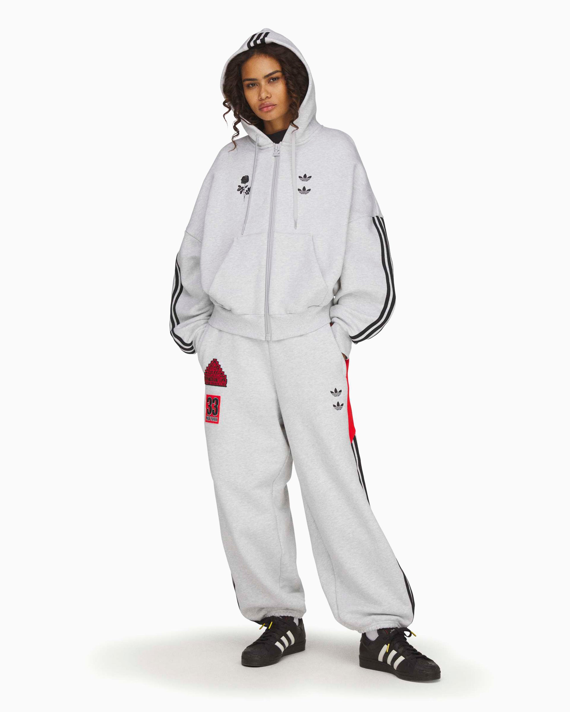 adidas Originals x Willy Chavarria Logo Relaxed Men's Zip-Up Sweatshir