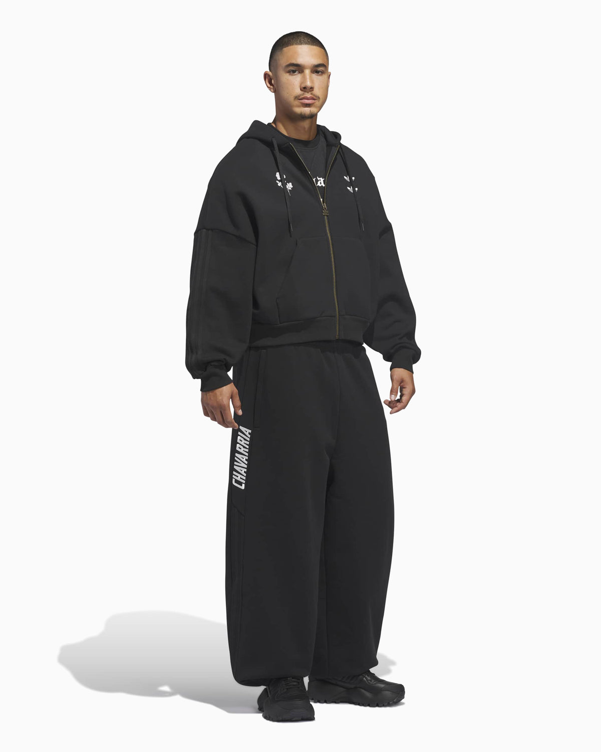 SS25 Adidas x Willy Chavarria Hoodie Black & White ADIDAS X WILLY 