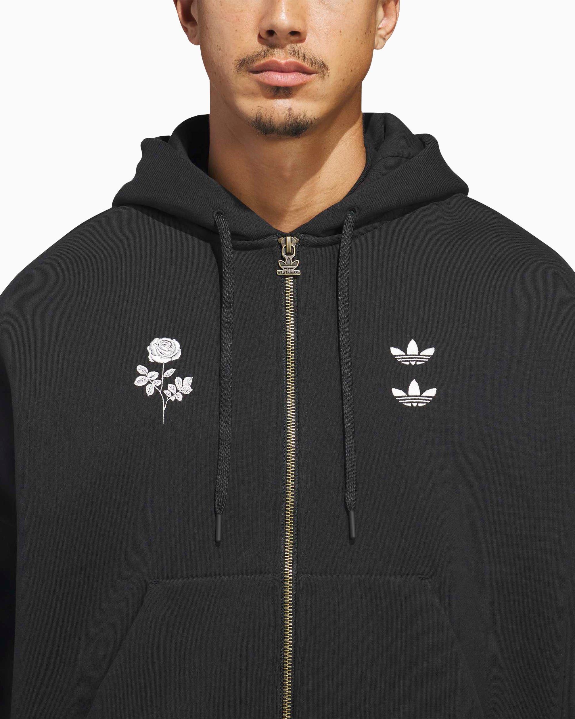 adidas Willy Chavarria ジップパーカー　XL Buy - Adidas x Willy Chavarria Zip-Up Hoodie Black – Danezon