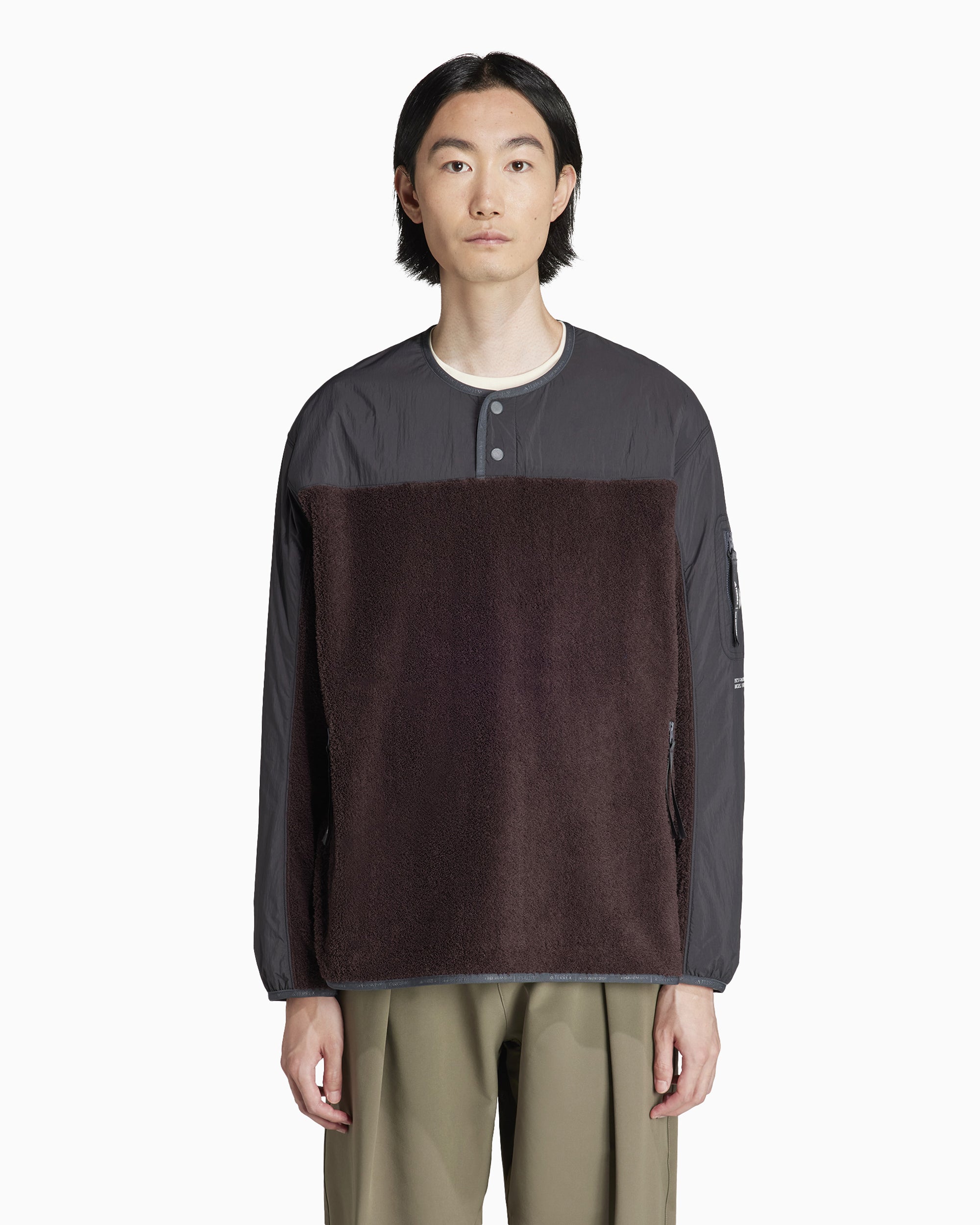 adidas® Terrex x And Wander XPLORIC Men's Mid Layer Sweatshirt