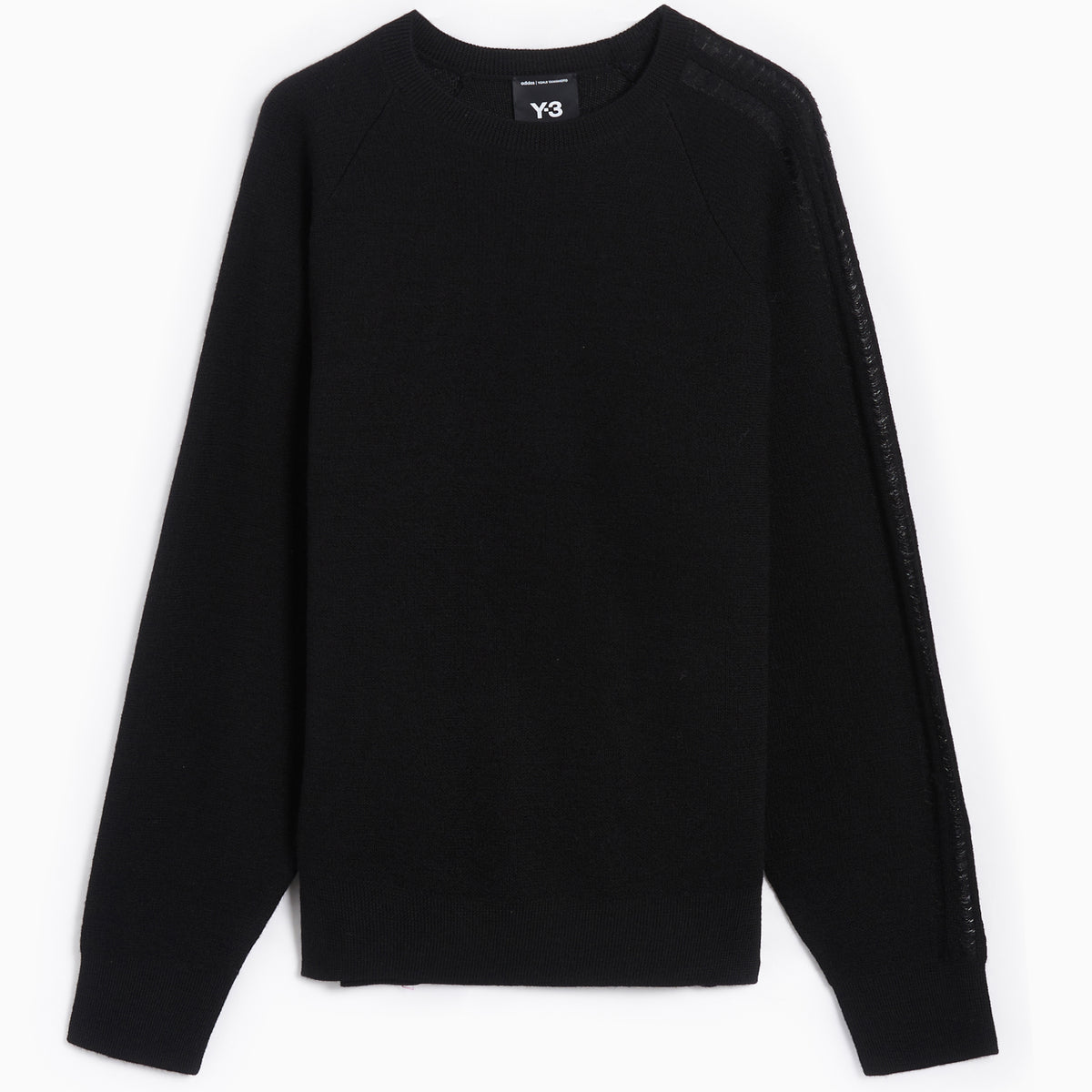 Adidas Y-3 Logo Unisex Knit Sweatshirt Relaxed Unisex Sweatshirt