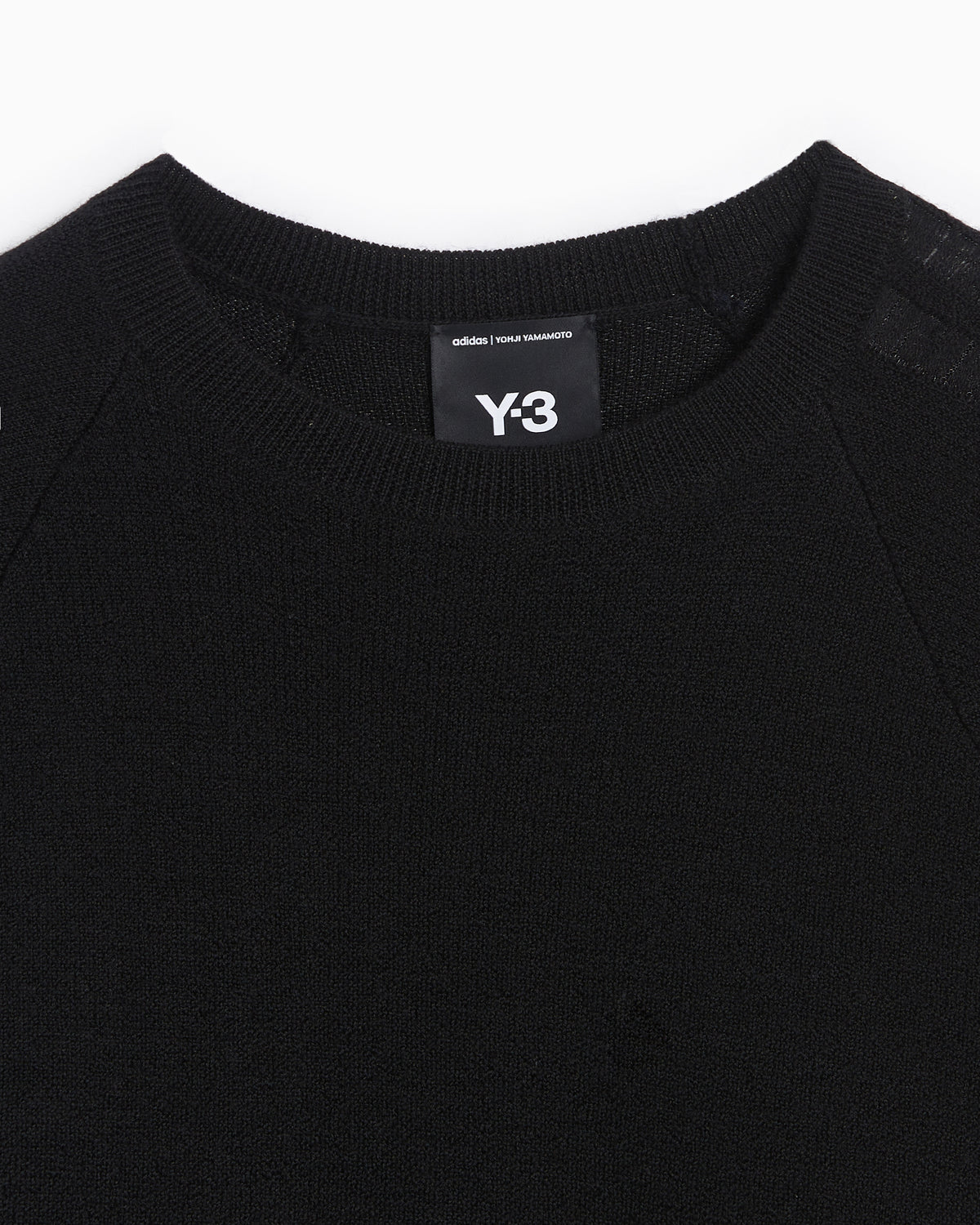 Adidas Y-3 Logo Unisex Knit Sweatshirt Relaxed Unisex Sweatshirt
