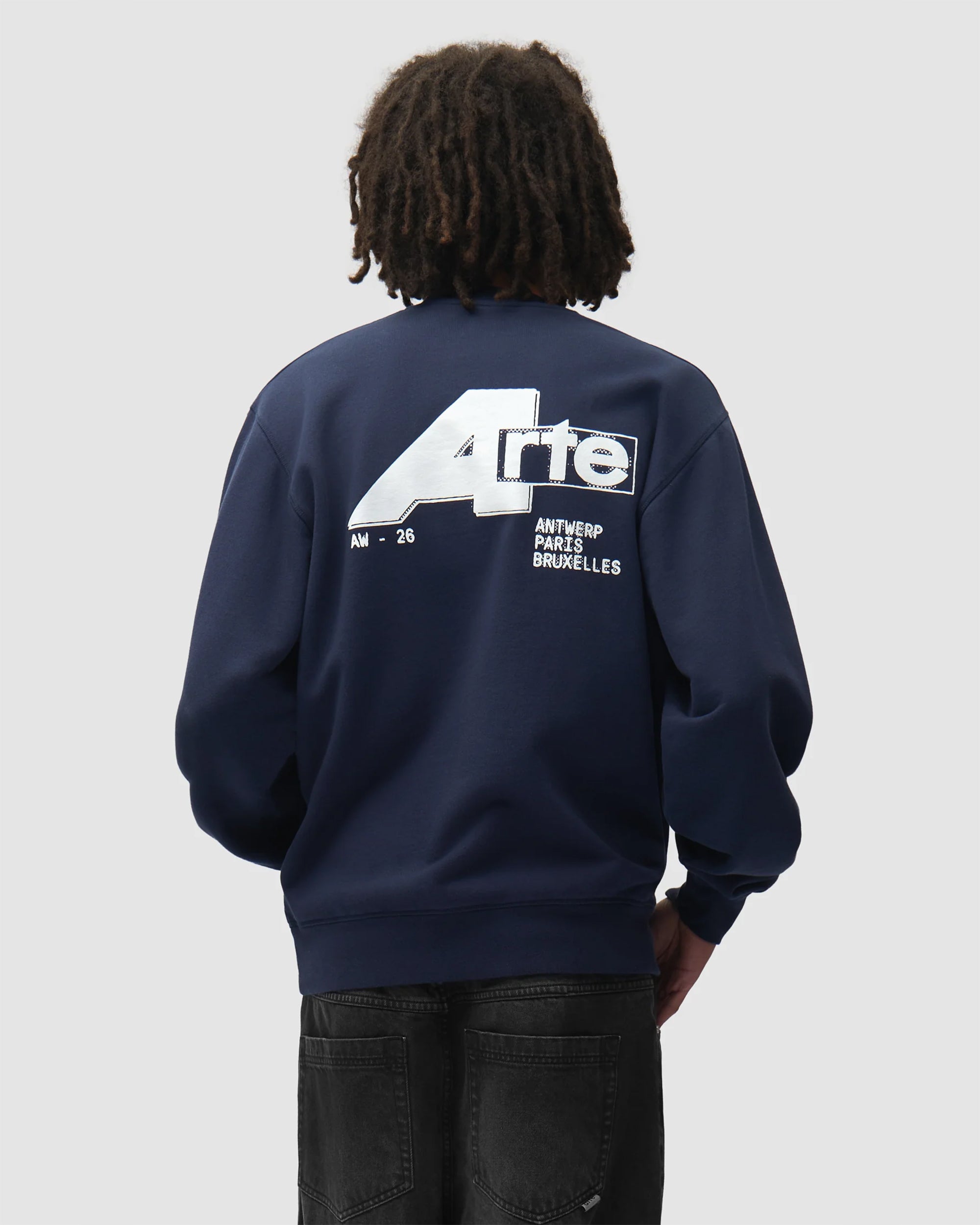 Arte Antwerp City Graphic Relaxed Men's Sweatshirt