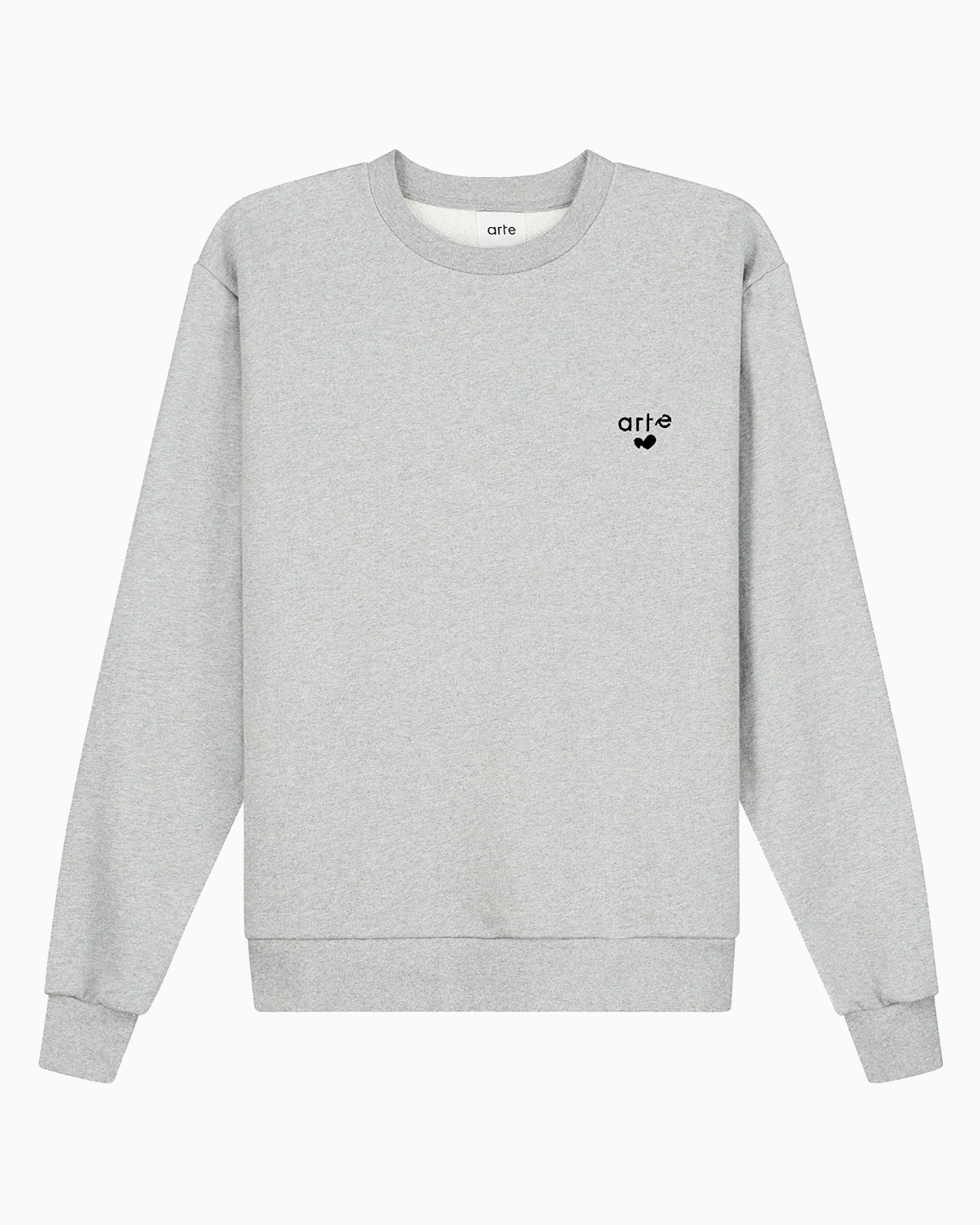 Sweatshirts Arte Antwerp Heart Logo Relaxed Men's Sweatshirt - SS26-164C-Grey