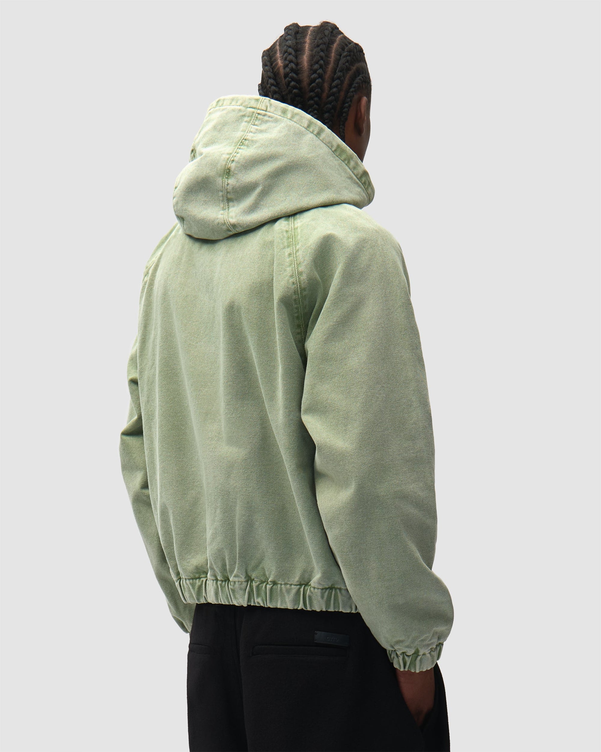 Arte Antwerp Polyform Canvas Logo Boxy Men's Zip-Up Sweatshirt