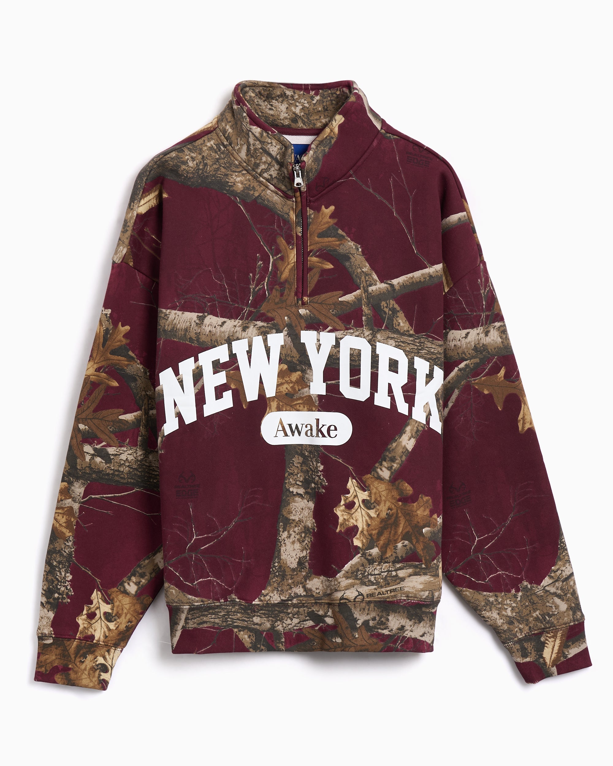 Awake NY Arch Graphic Men's Half Zip Sweatshirt
