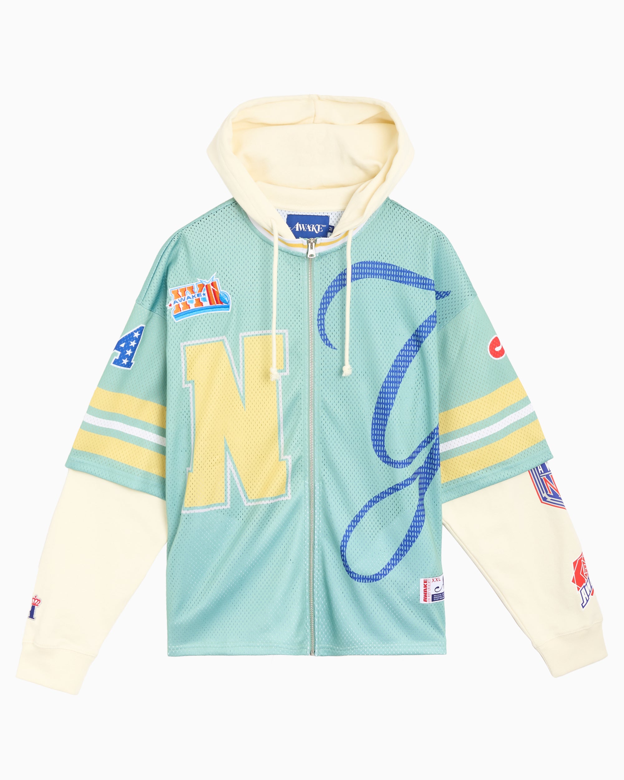 Awake NY Headcrack Champs Graphic Relaxed Men's Zip-Up Sweatshirt