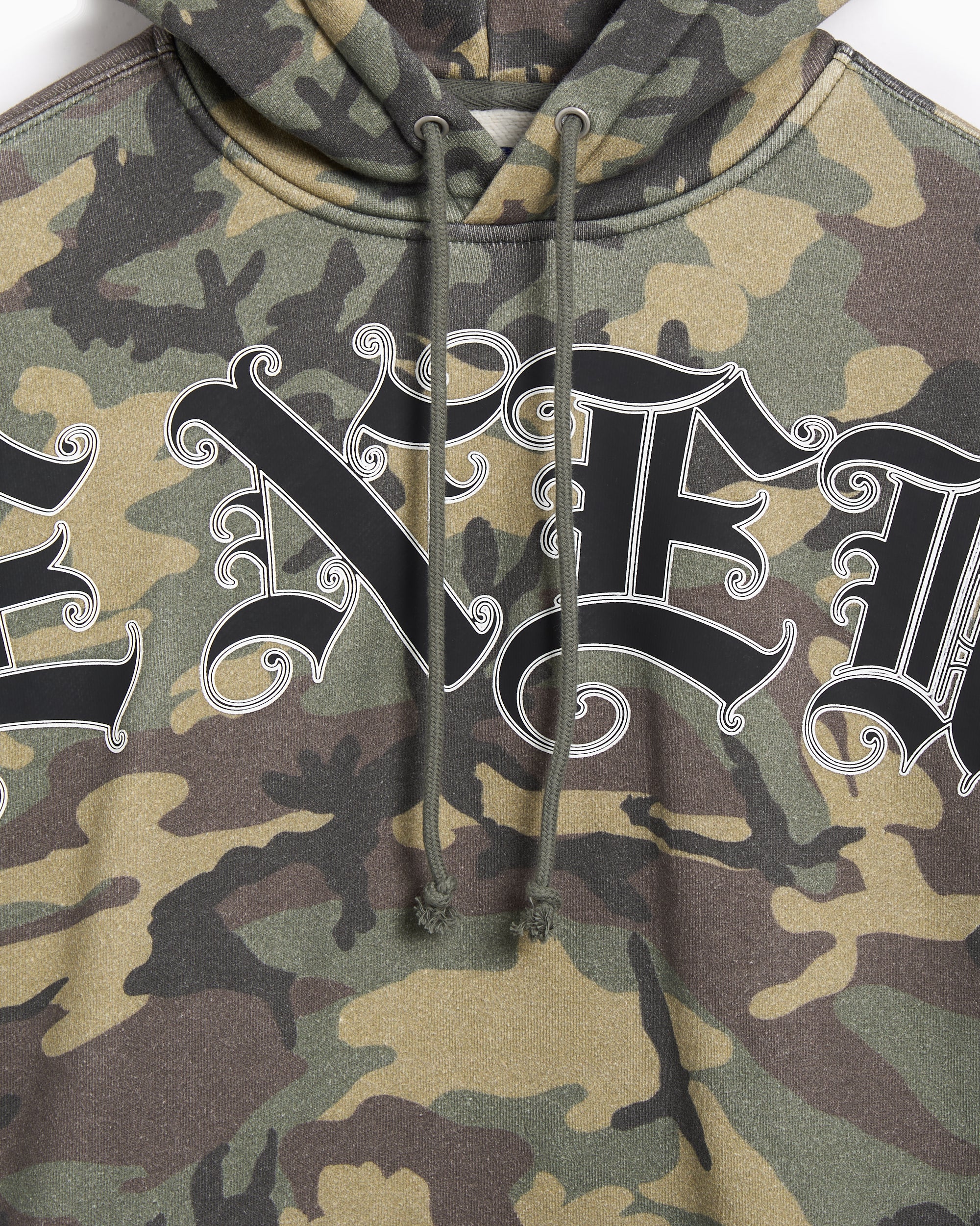 Sweatshirts Awake NY Old English Camo Men's Hoodie - AWK-FW25-HD002-CAMO