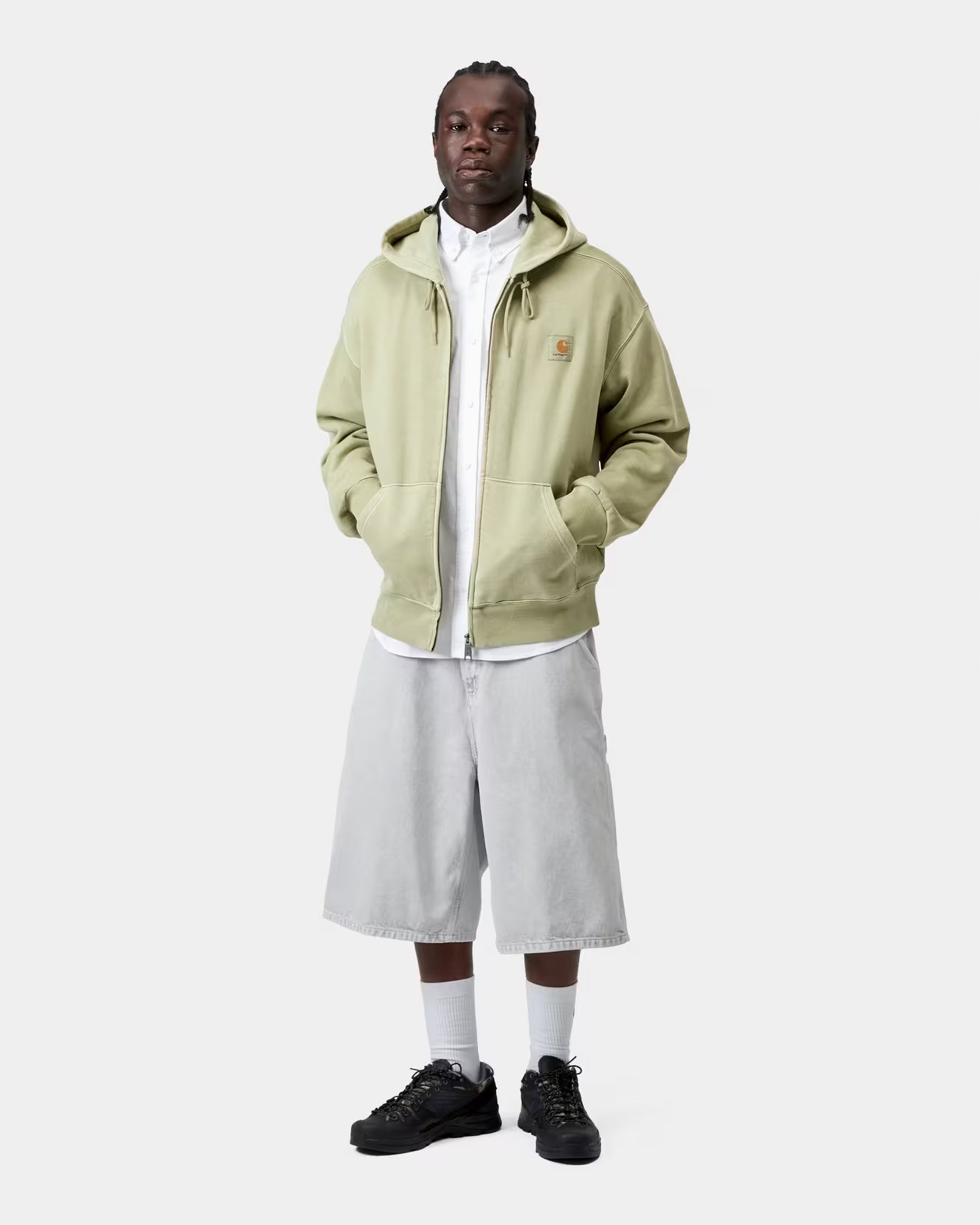 Carhartt WIP Nelson Oversize Unisex Zip-Up Sweatshirt