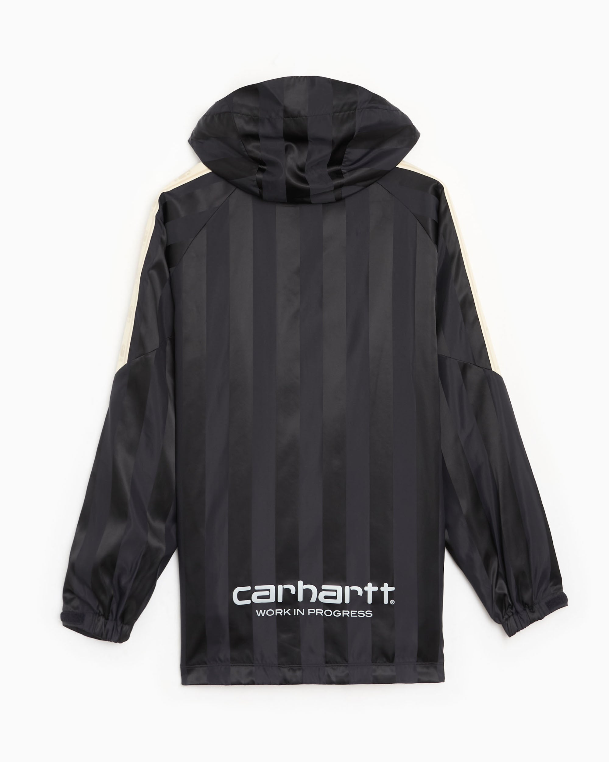 Carhartt WIP x F.C. Real Bristol Warm Up Striped Unisex Zip-Up Sweatsh