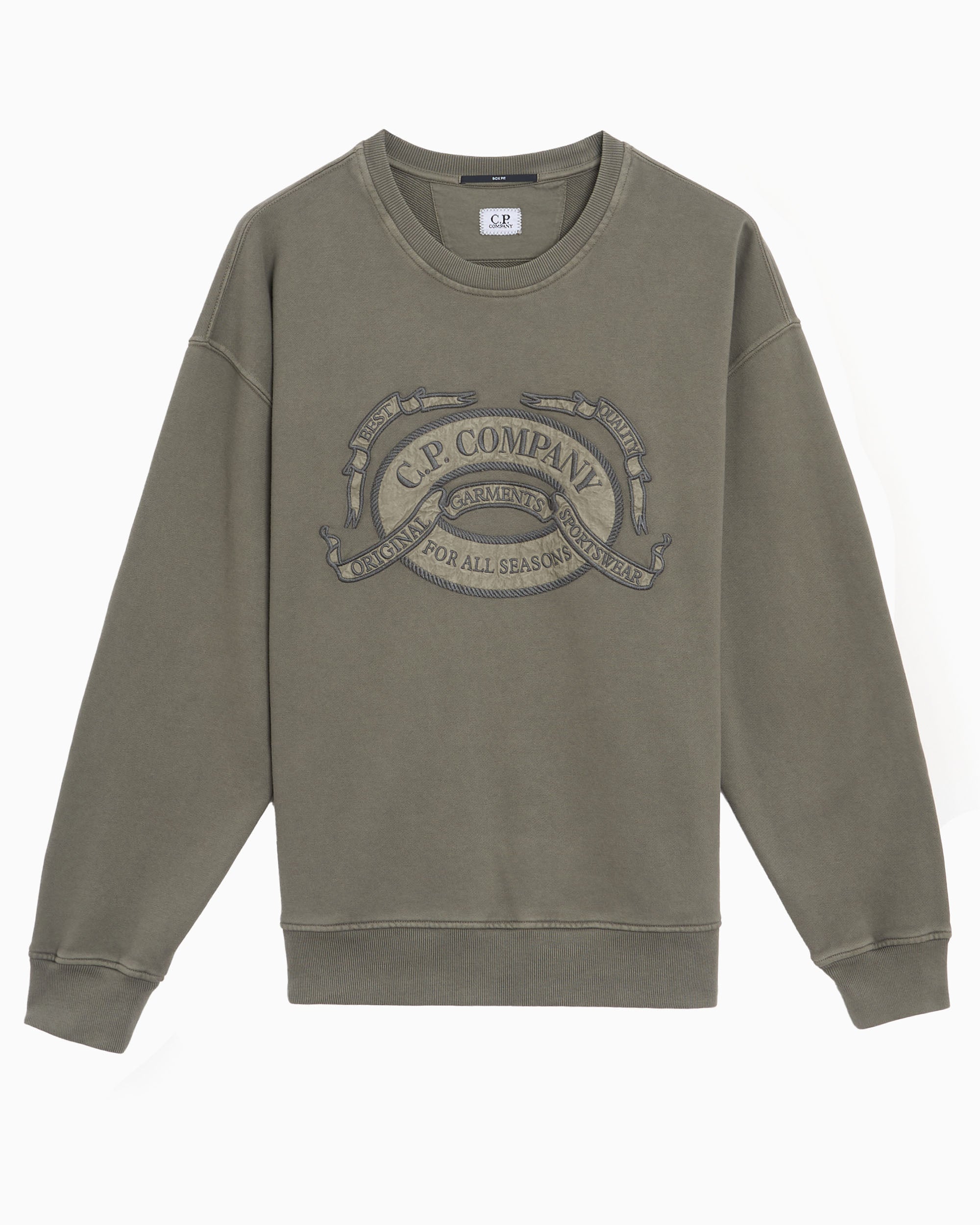 ピ*ノ様 C.P. Company スウェット CP Company Embroidered Boxy Men's Sweatshirt