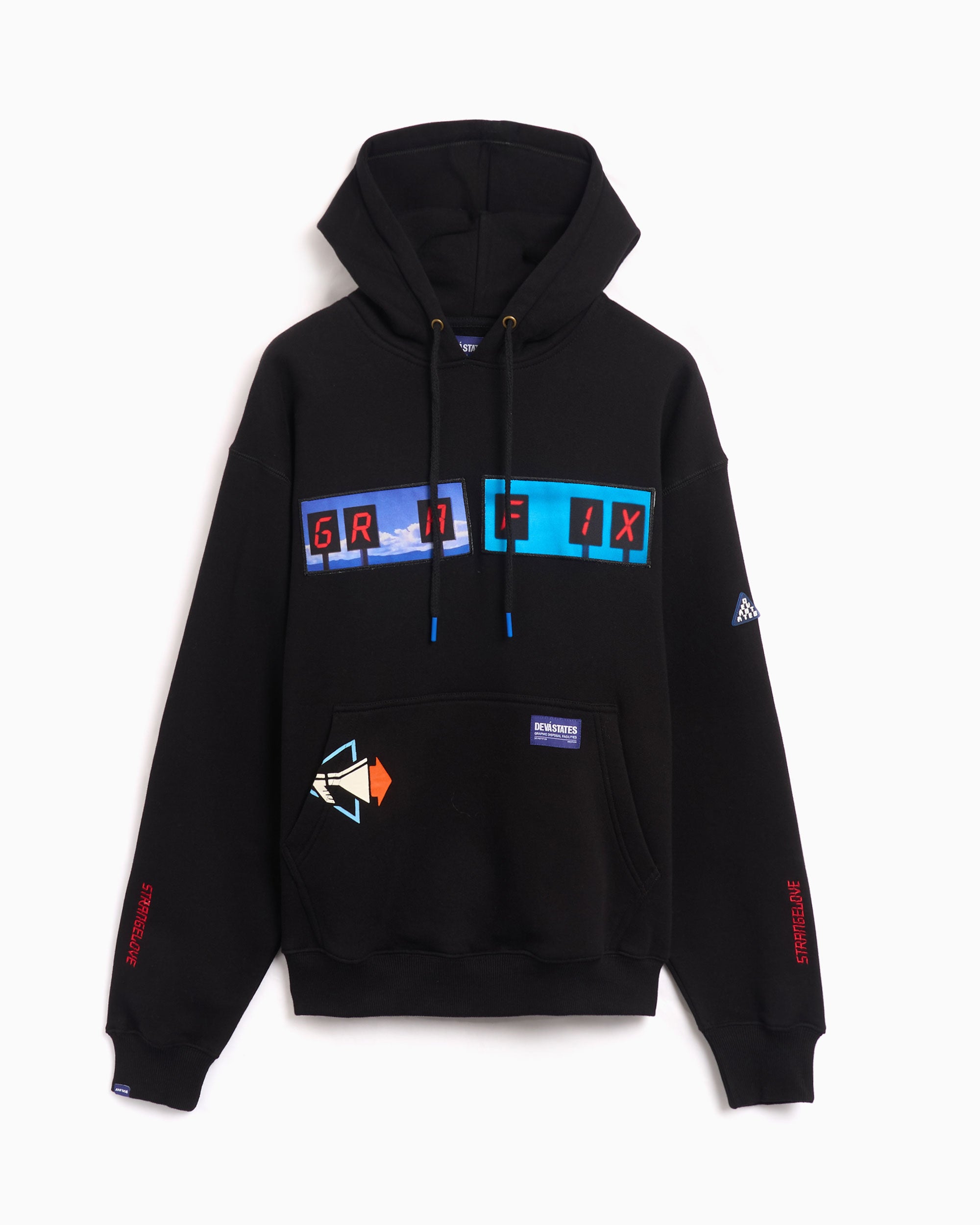 Sudadera con capucha DEVÁ STATES Strangelove Men's Hoodie para hombre  Negro S