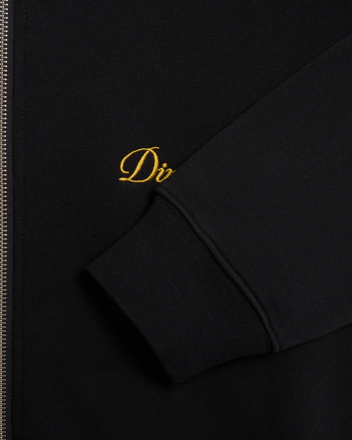 Dime MTL Cursive Small Logo Men's Zip-Hoodie Men's Zip-Up Sweatshirt