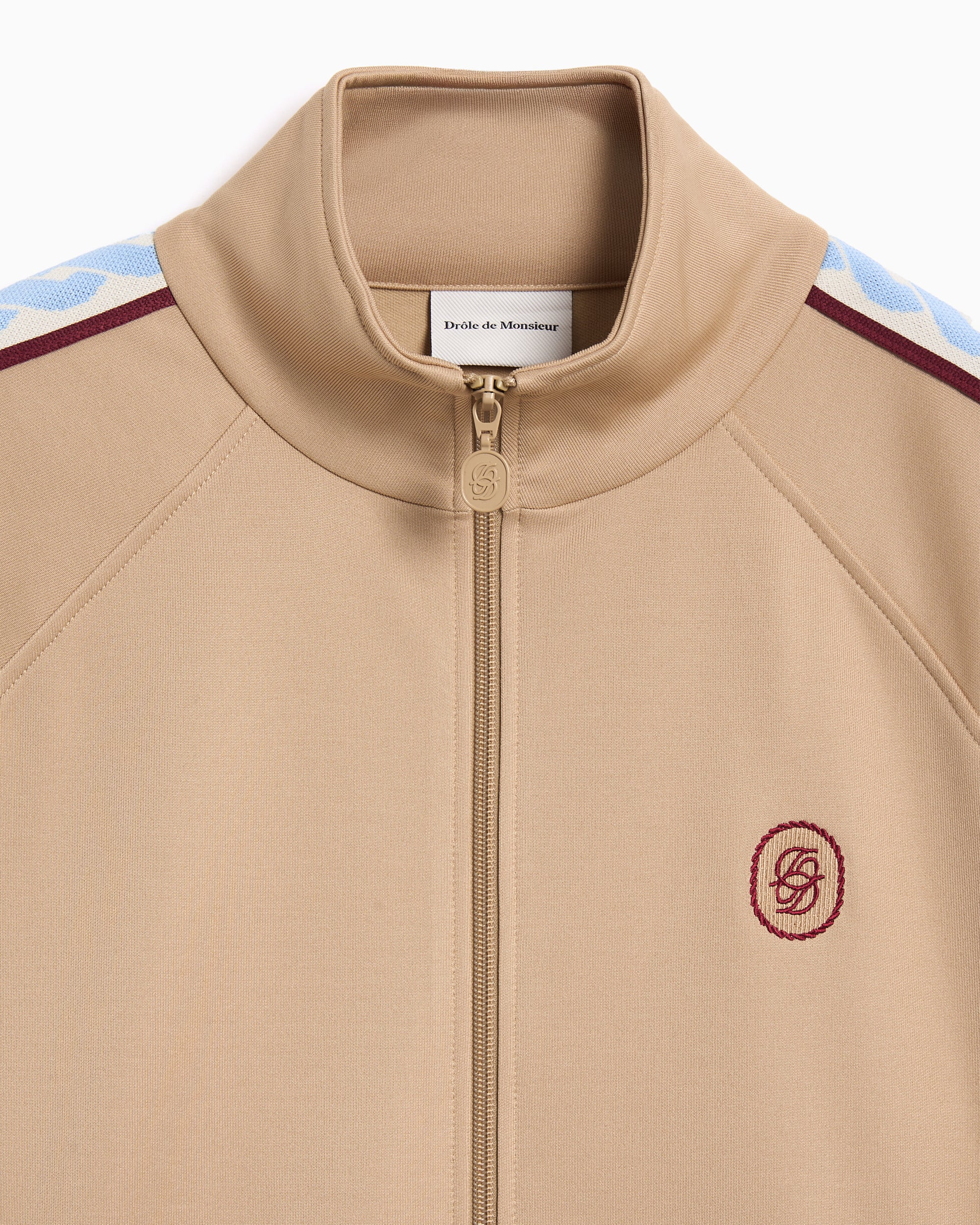 Sweatshirts Drôle de Monsieur Men's Zip-Up Sweatshirt - SJ007-PL135-DBG