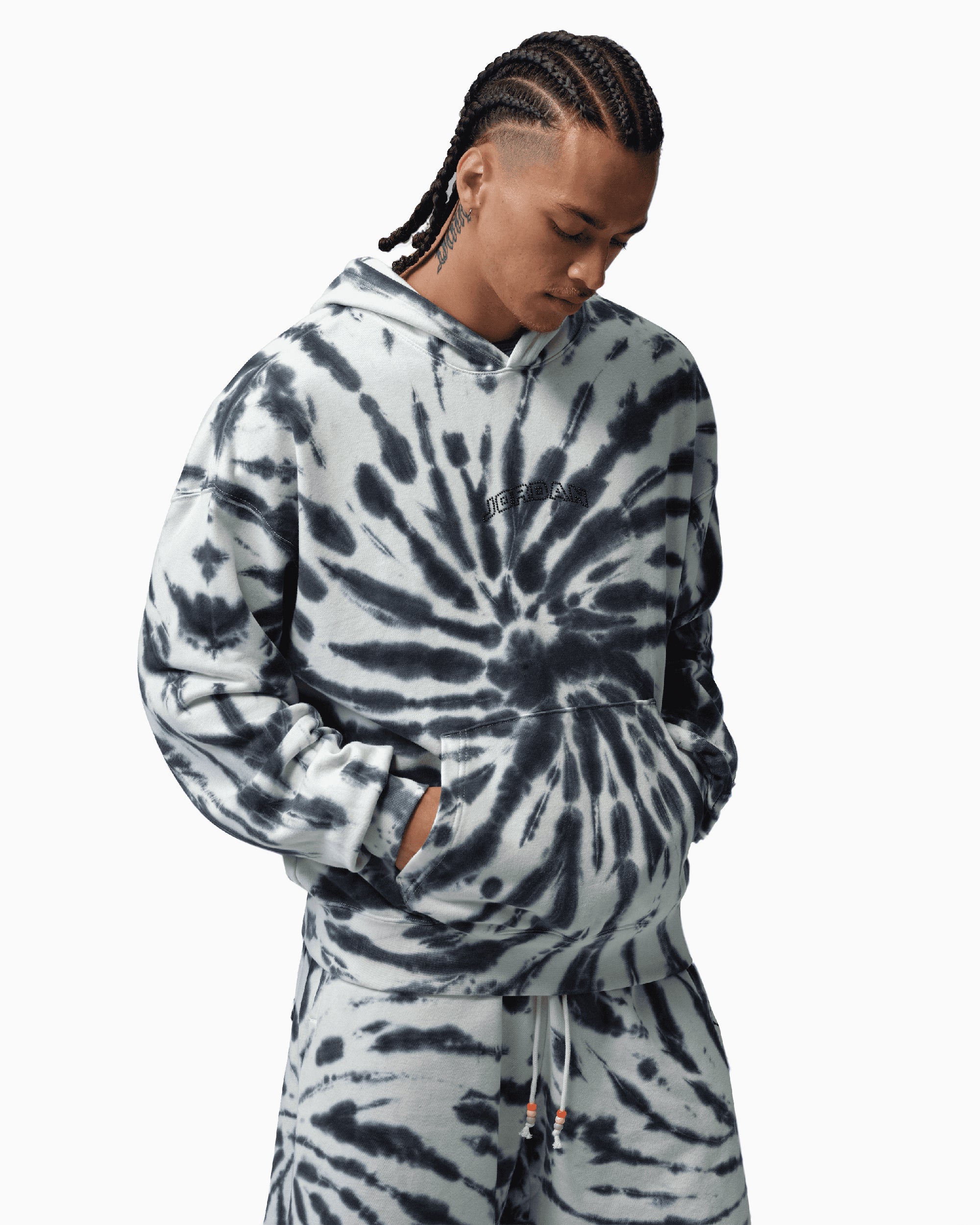 Jordan Brooklyn Festival Tie-Dye Relaxed Men's Hoodie