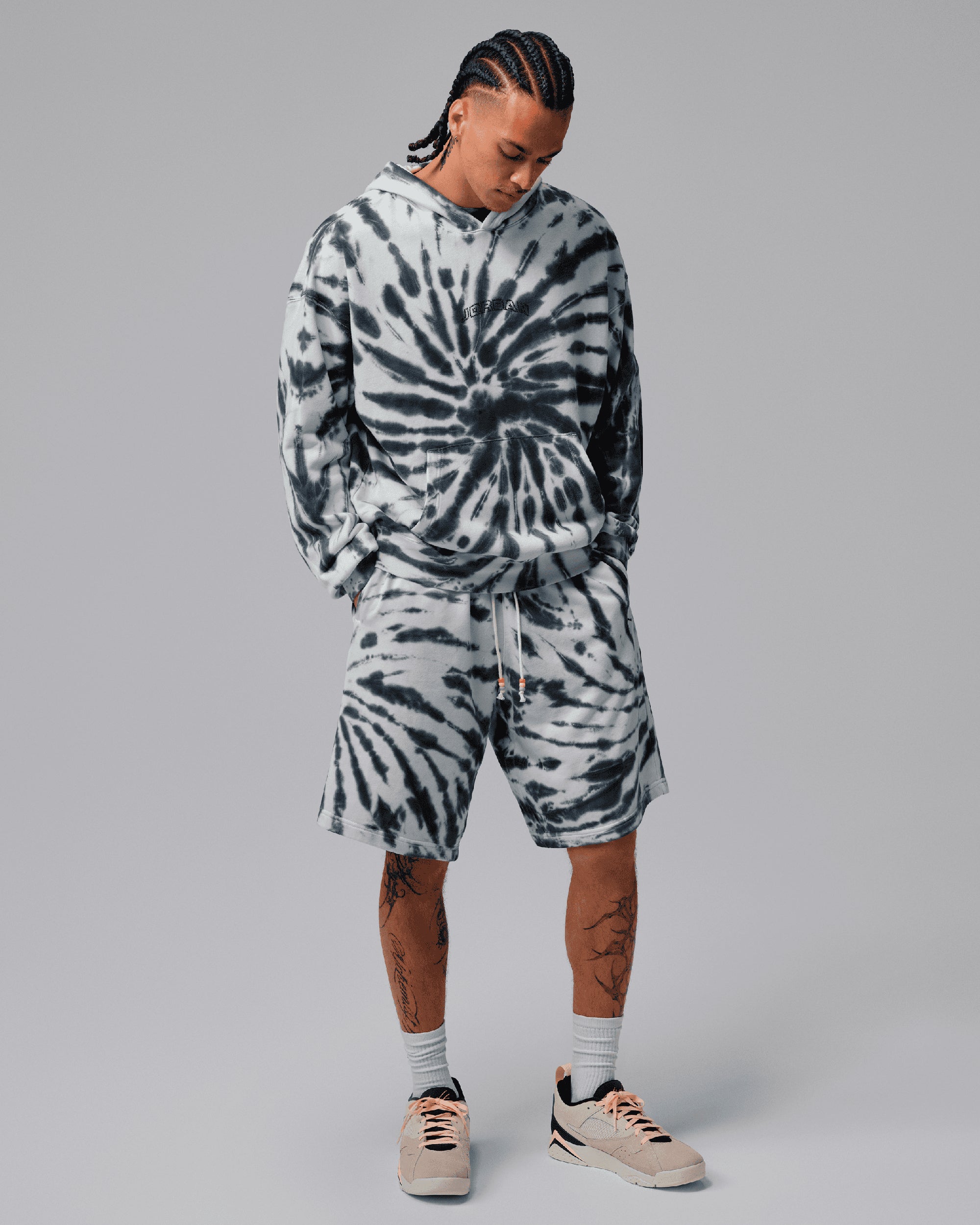 Jordan Brooklyn Festival Tie-Dye Relaxed Men's Hoodie