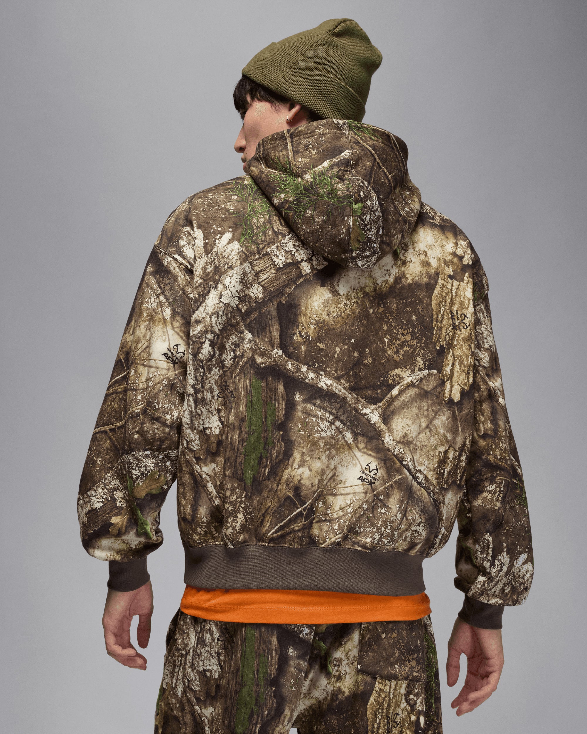 Jordan Brooklyn Realtree Camo Print Relaxed Men's Hoodie
