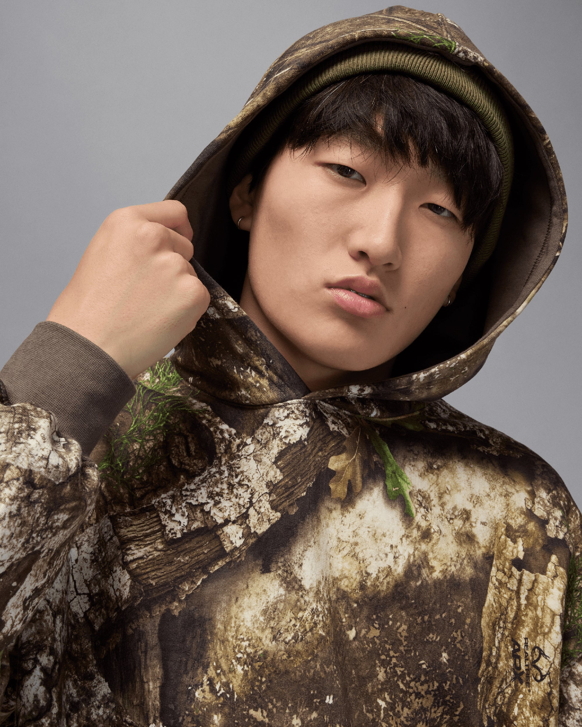 Jordan Brooklyn Realtree Camo Print Relaxed Men's Hoodie