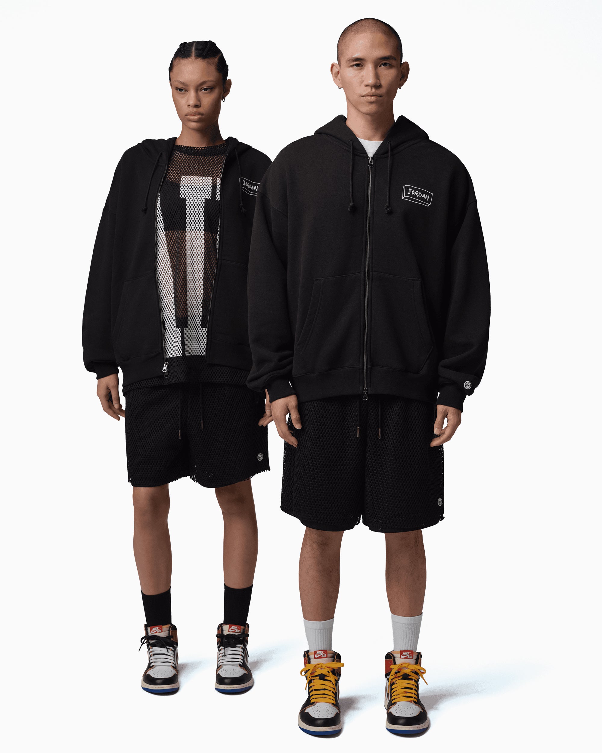 Jordan x UNION LA x Fragment Logo With Hood Relaxed Unisex Zip-Up Swea