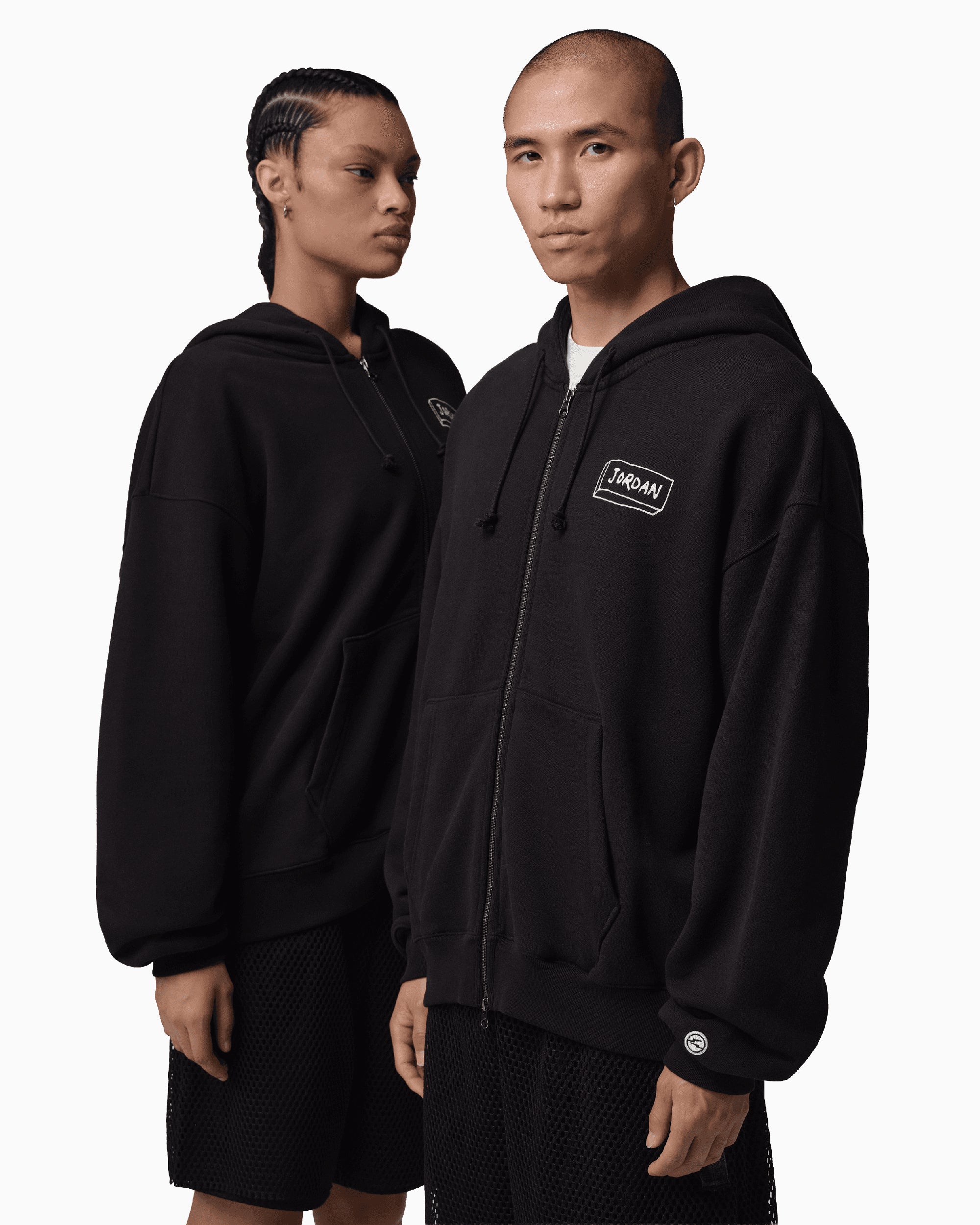 Jordan x UNION LA x Fragment Logo With Hood Relaxed Unisex Zip-Up Swea