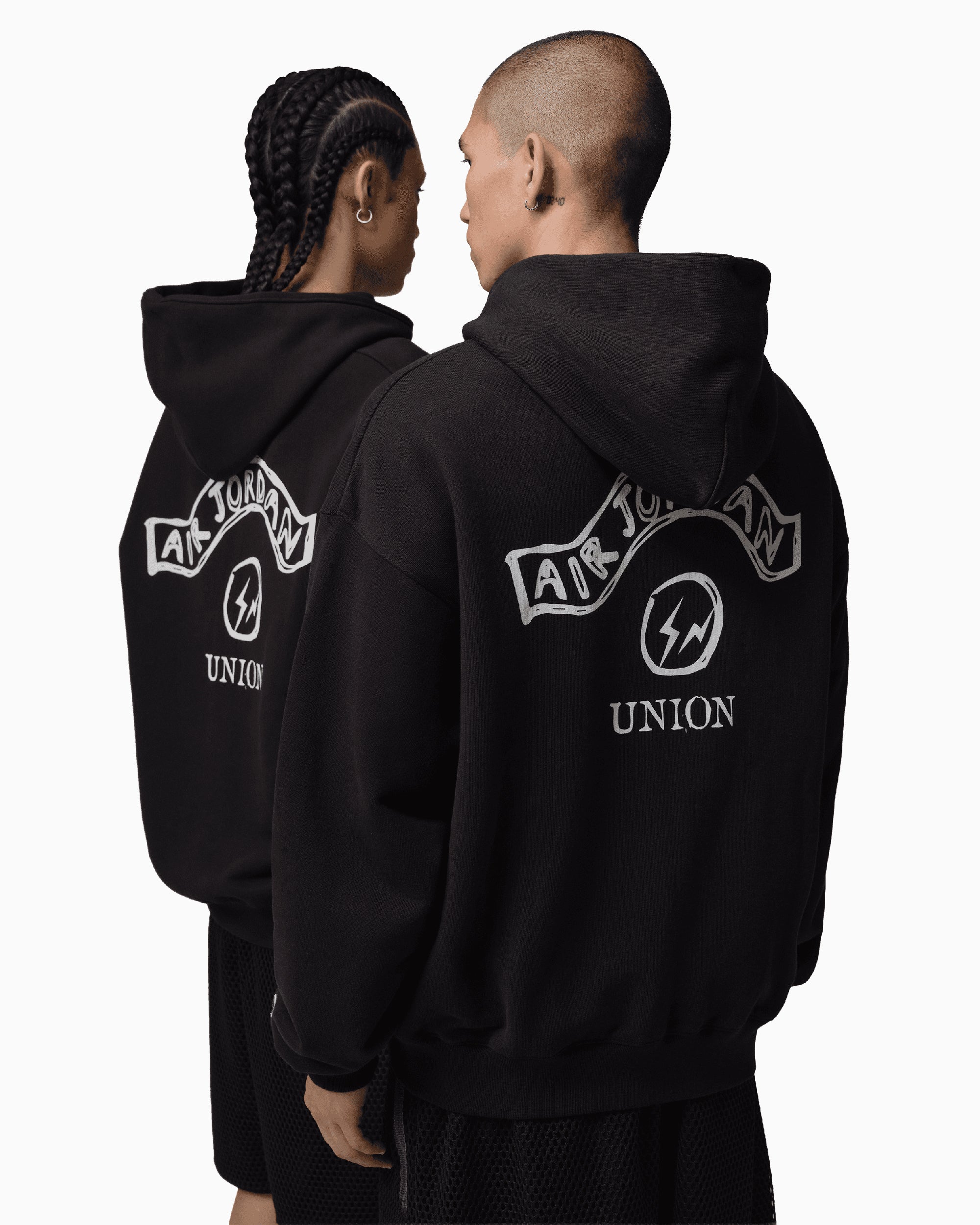Jordan x UNION LA x Fragment Logo With Hood Relaxed Unisex Zip-Up Swea