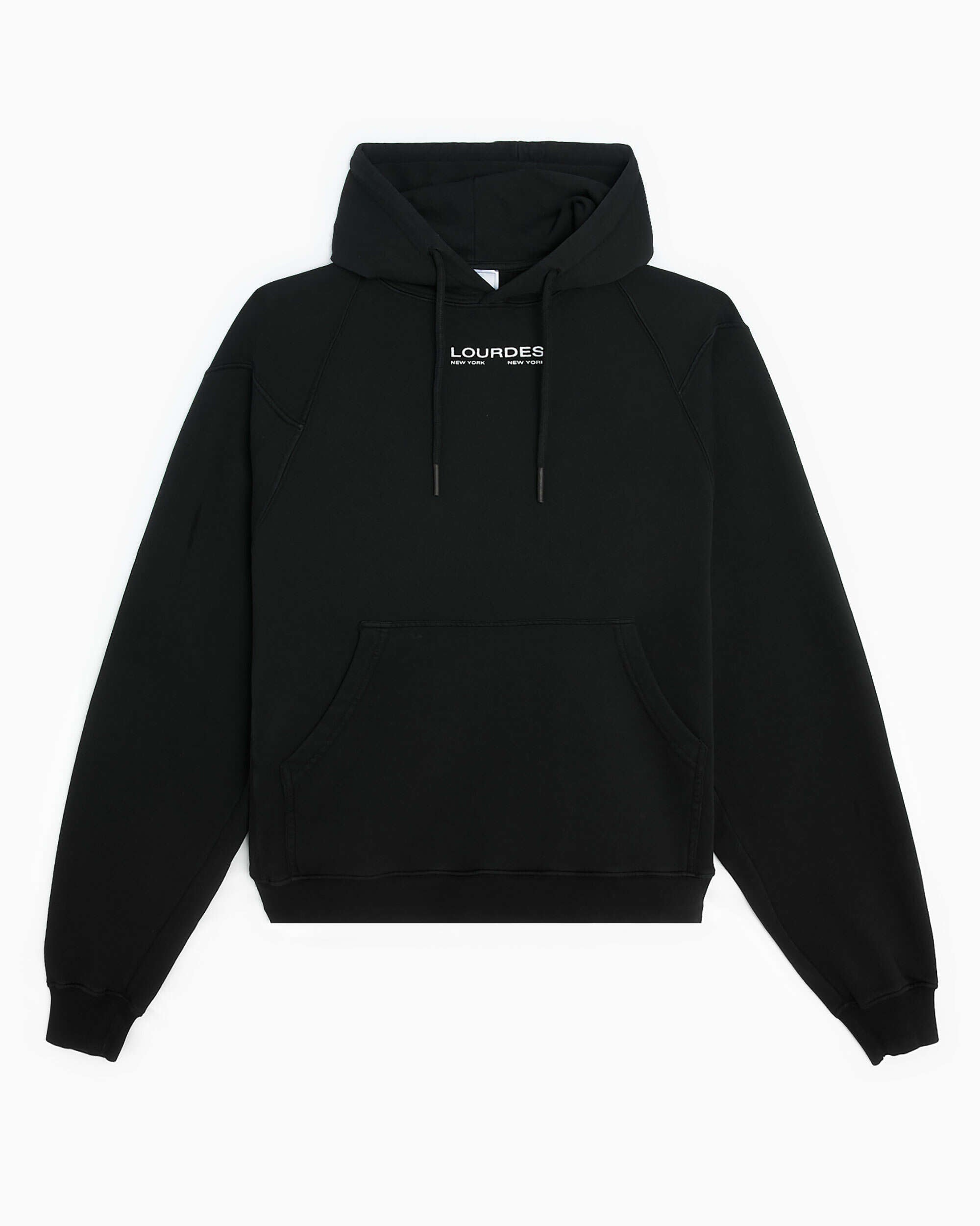 Sudadera con capucha Lourdes New York Lourdes Unisex Graphic Hoodie Unisex Negro S