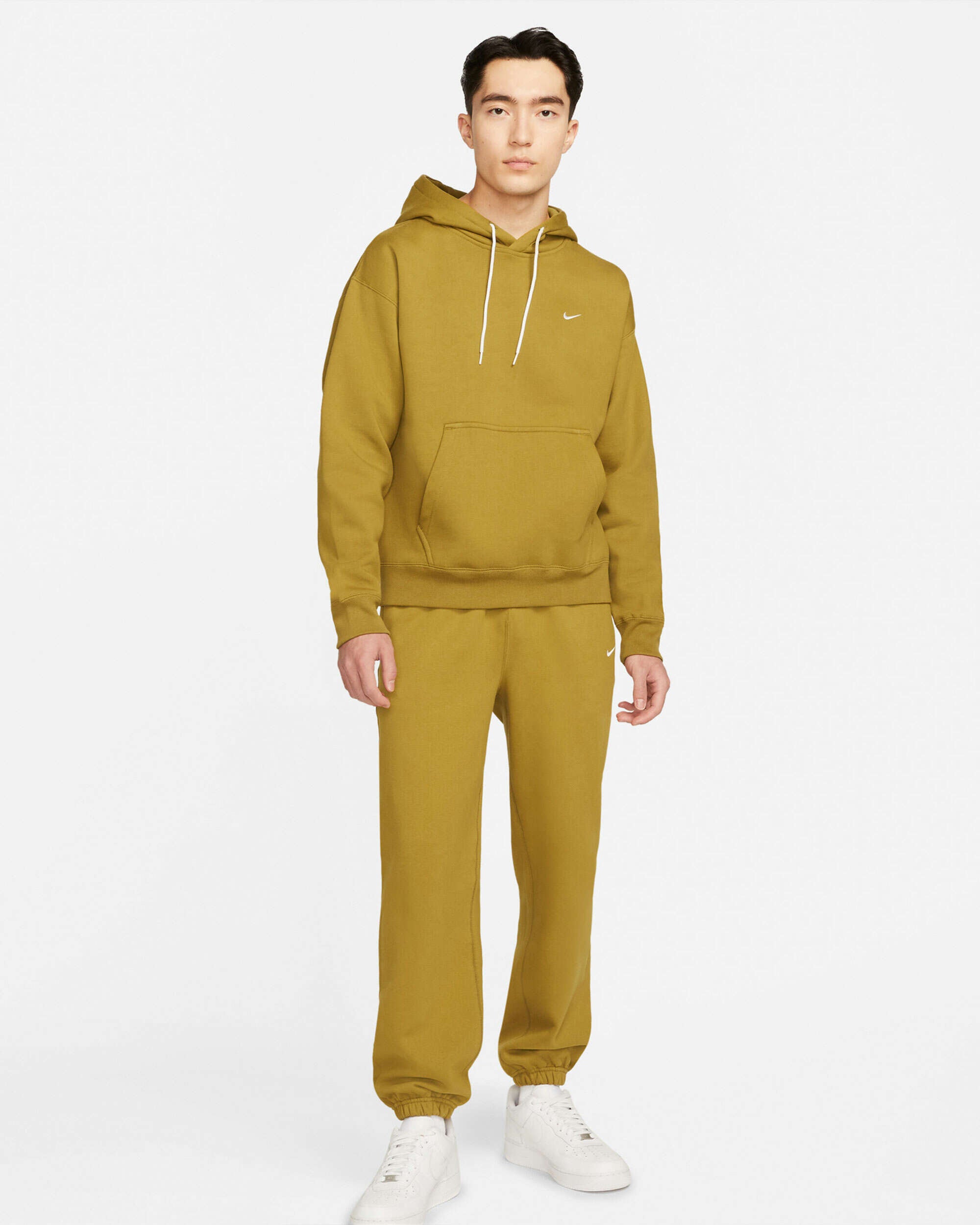 【サイズL】ナイキ　swoosh ゴールド セットアップ　8800 Nike NRG Solo Swoosh Men's Fleece Hoodie Men's Hoodie