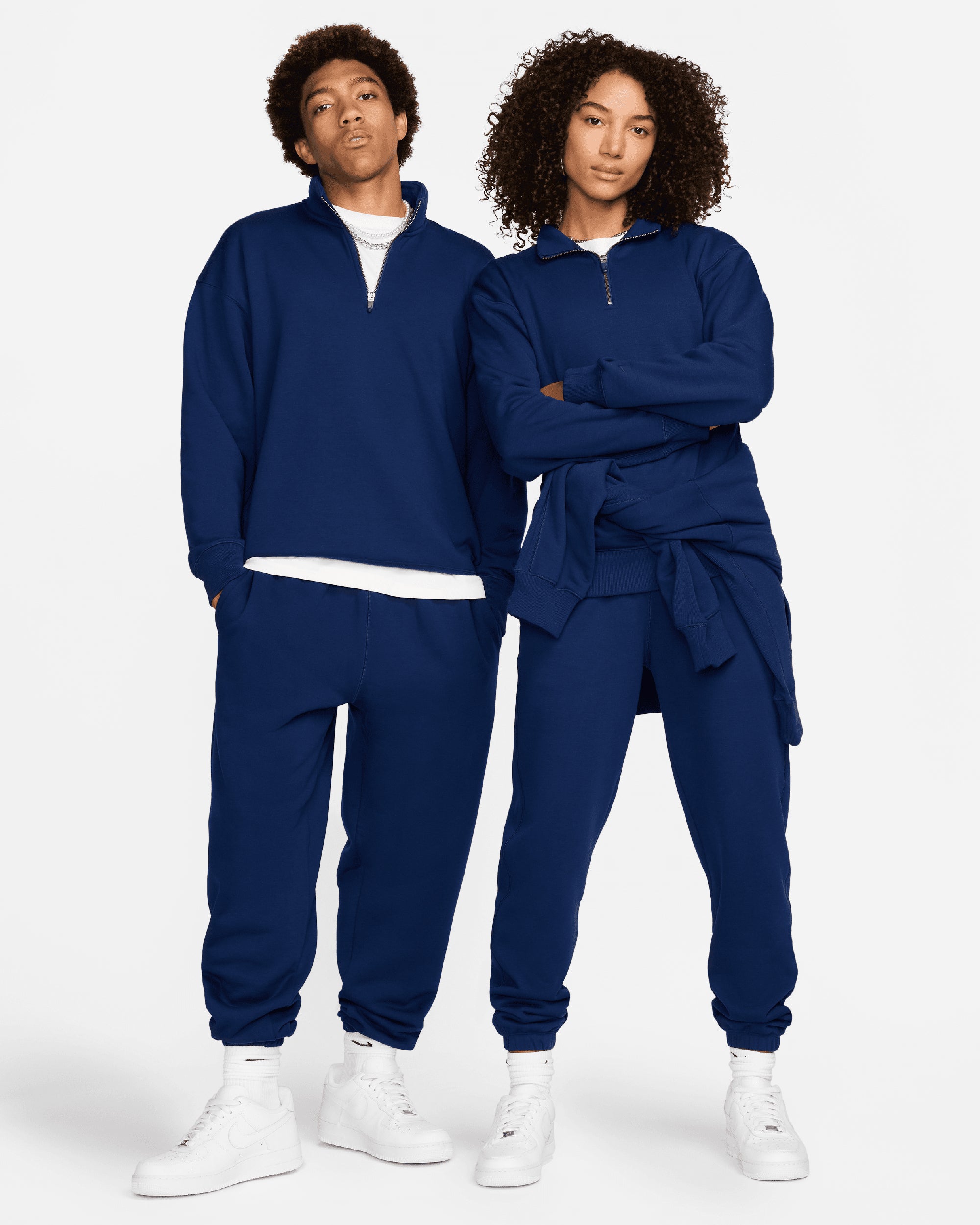 Sweatshirts Nike Unisex Wool Classics Quarter Zip Sweatshirt Unisex Half Zip Sweatshirt - FV4891-492