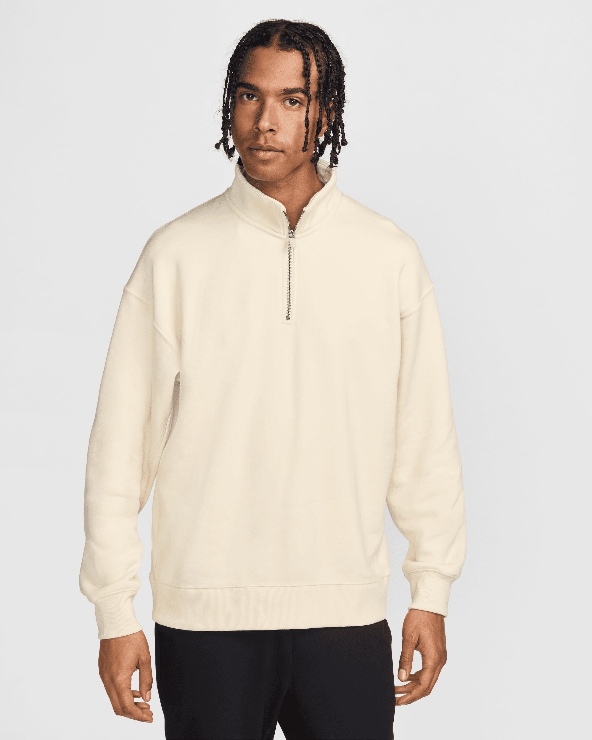Nike Unisex Wool Classics Quarter Zip Sweatshirt Unisex Half Zip Sweat