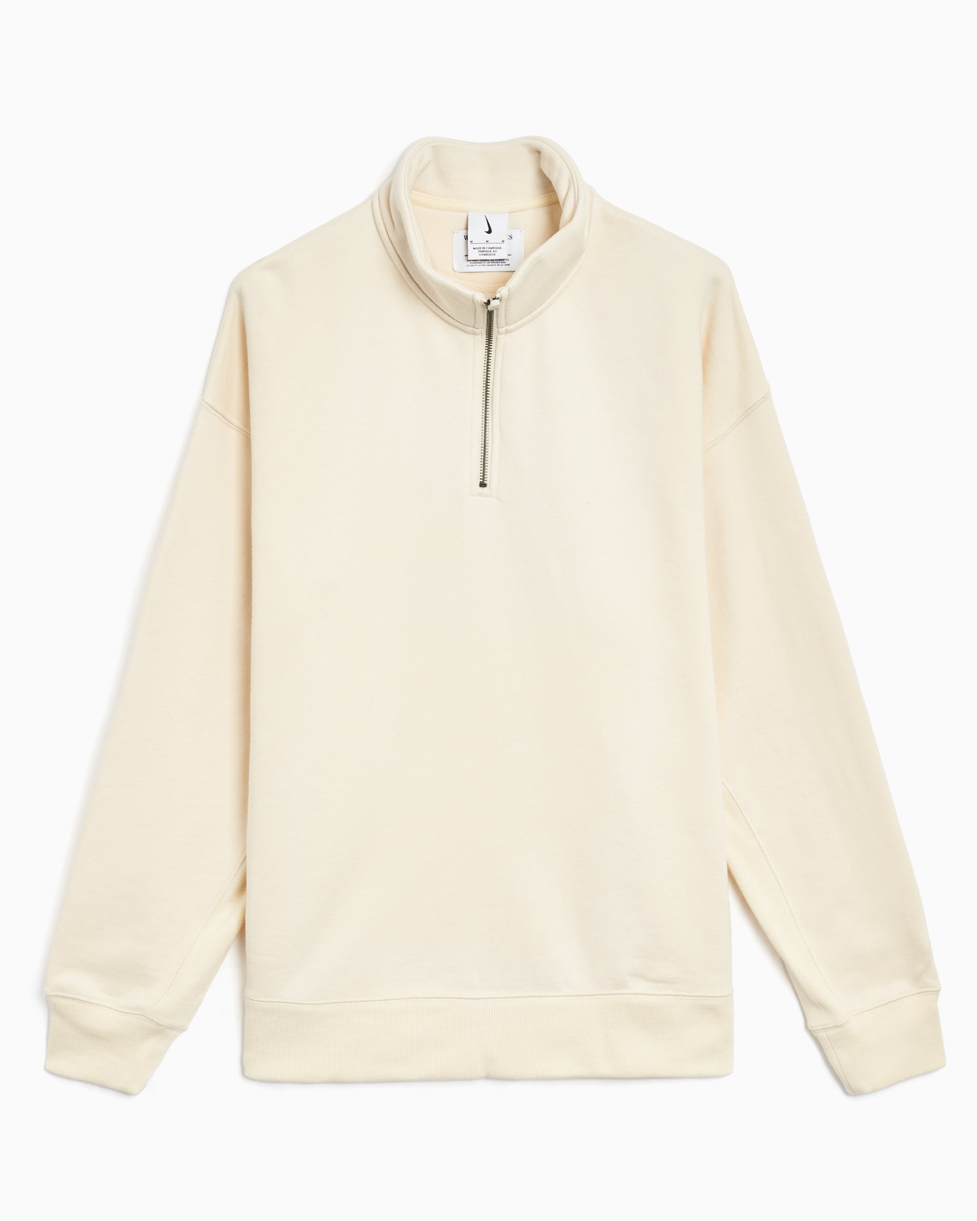 Nike Unisex Wool Classics Quarter Zip Sweatshirt Unisex Half Zip Sweat