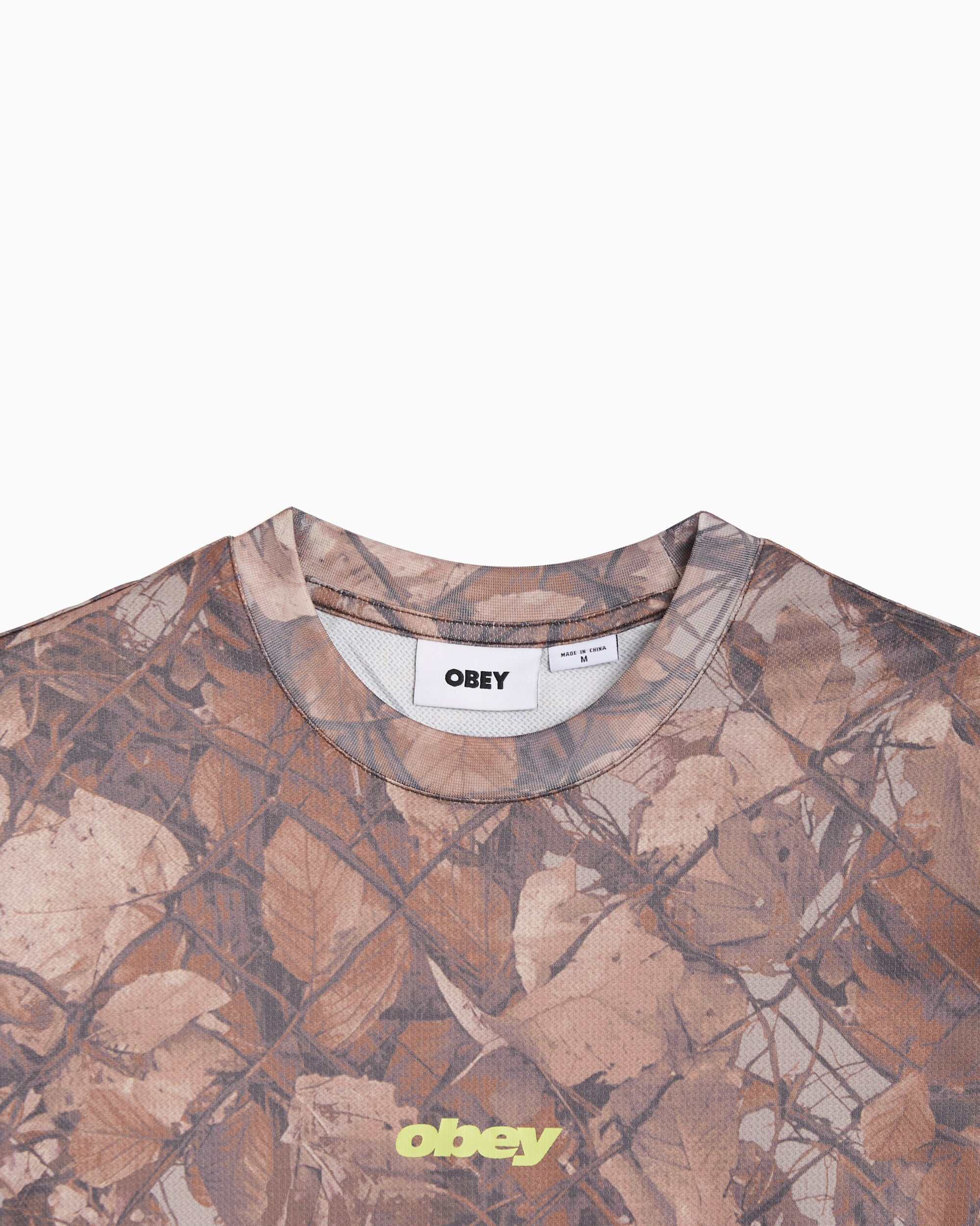 Sweatshirts OBEY Clothing Basecamp Camo Print Relaxed Men's Sweatshirt - 131030151-FNC