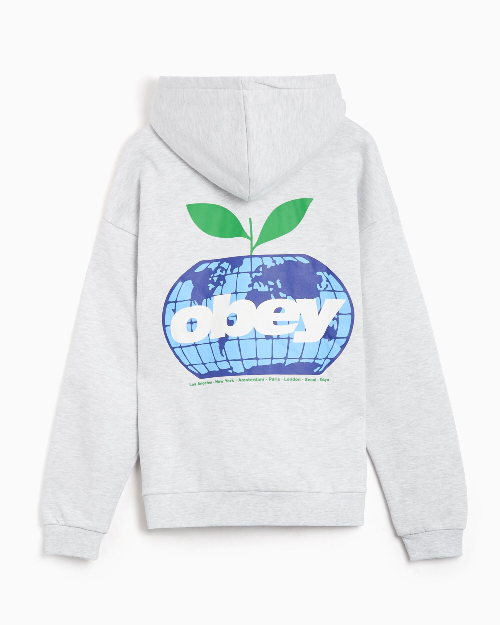 Sweatshirts OBEY Clothing Intercontinental Relaxed Men's Hoodie - 111610070-AGRY
