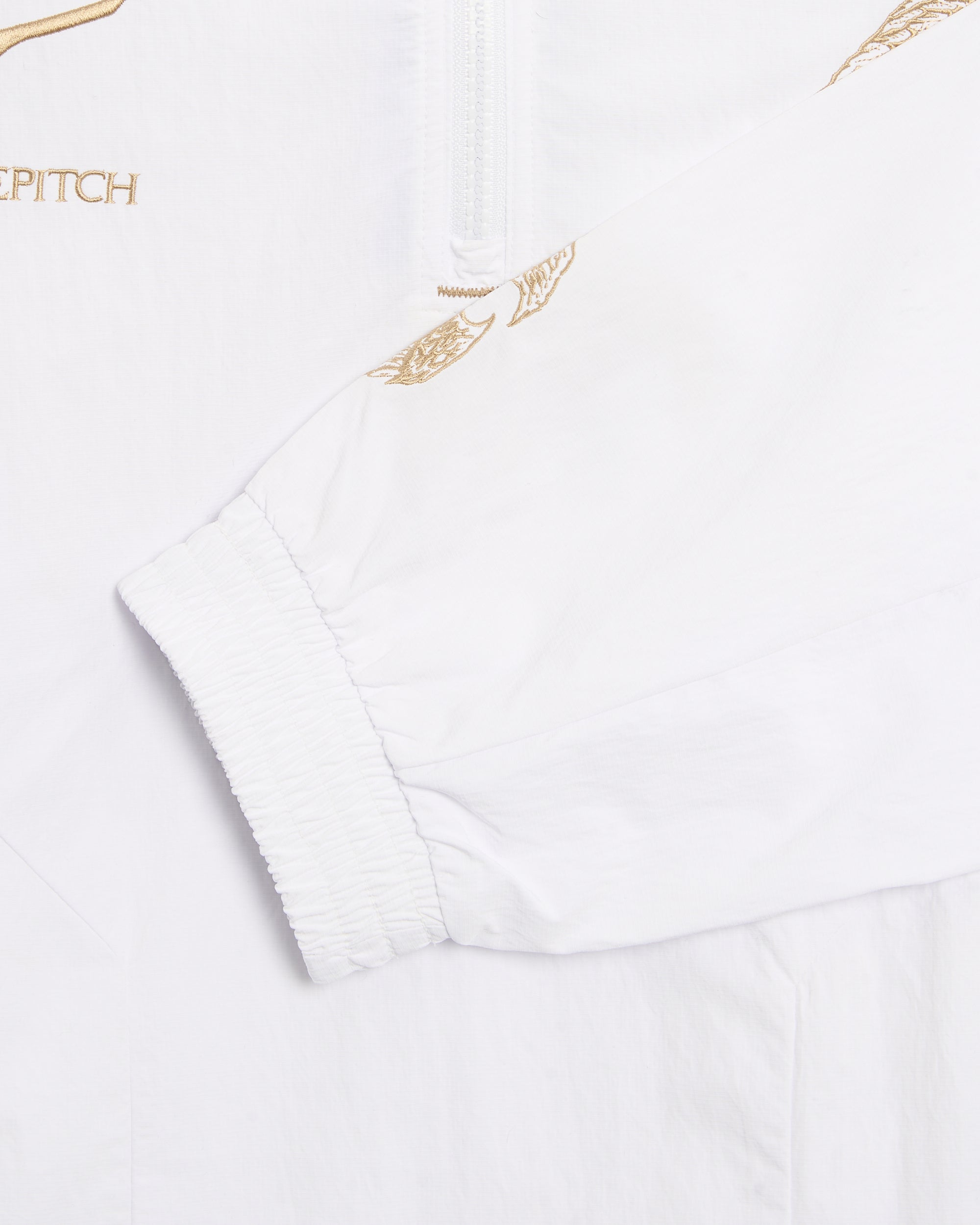OVER THE PITCH x Mizuno Logo Relaxed Men's Half Zip Sweatshirt