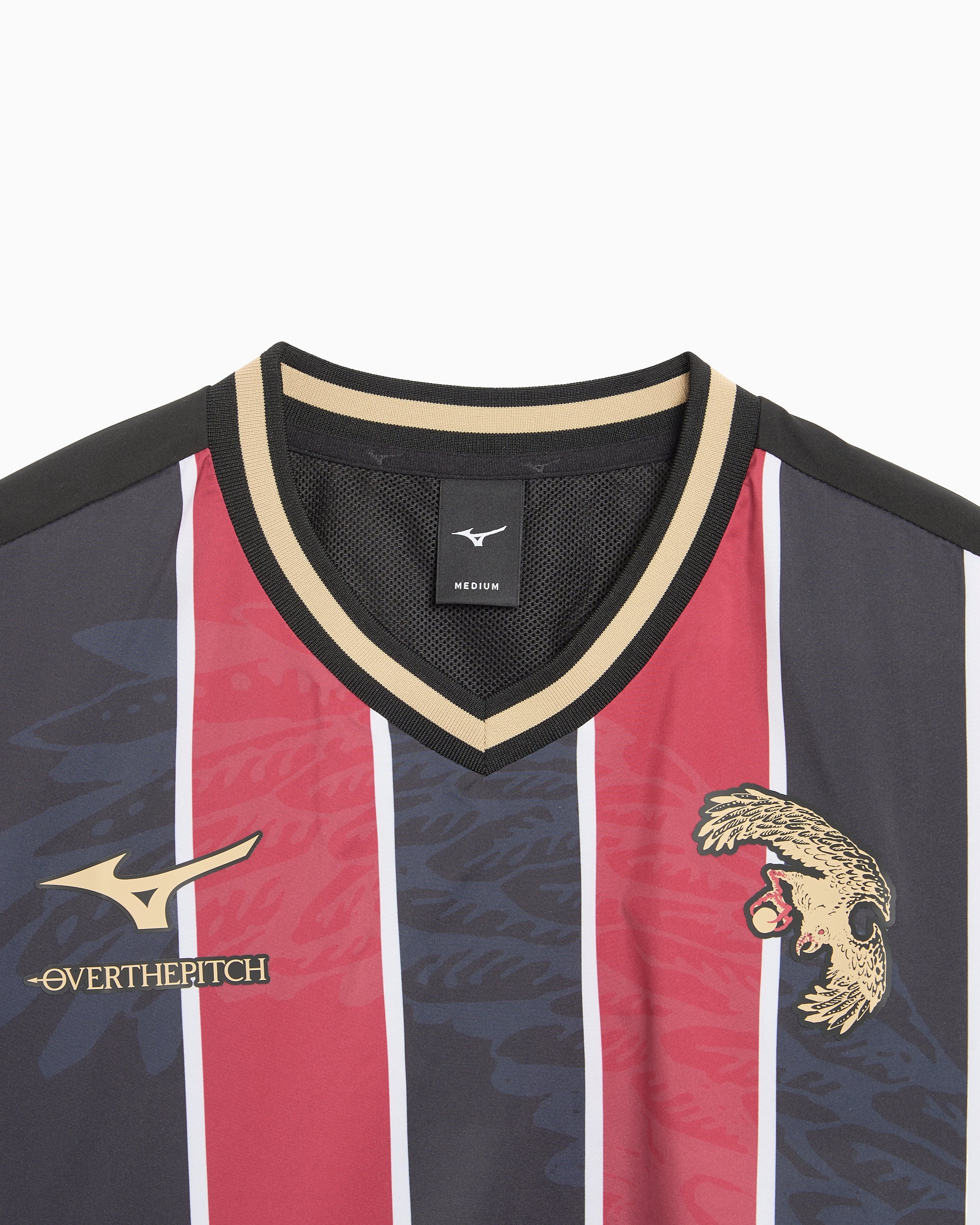 OVER THE PITCH x Mizuno Piste Striped Men's Sweatshirt
