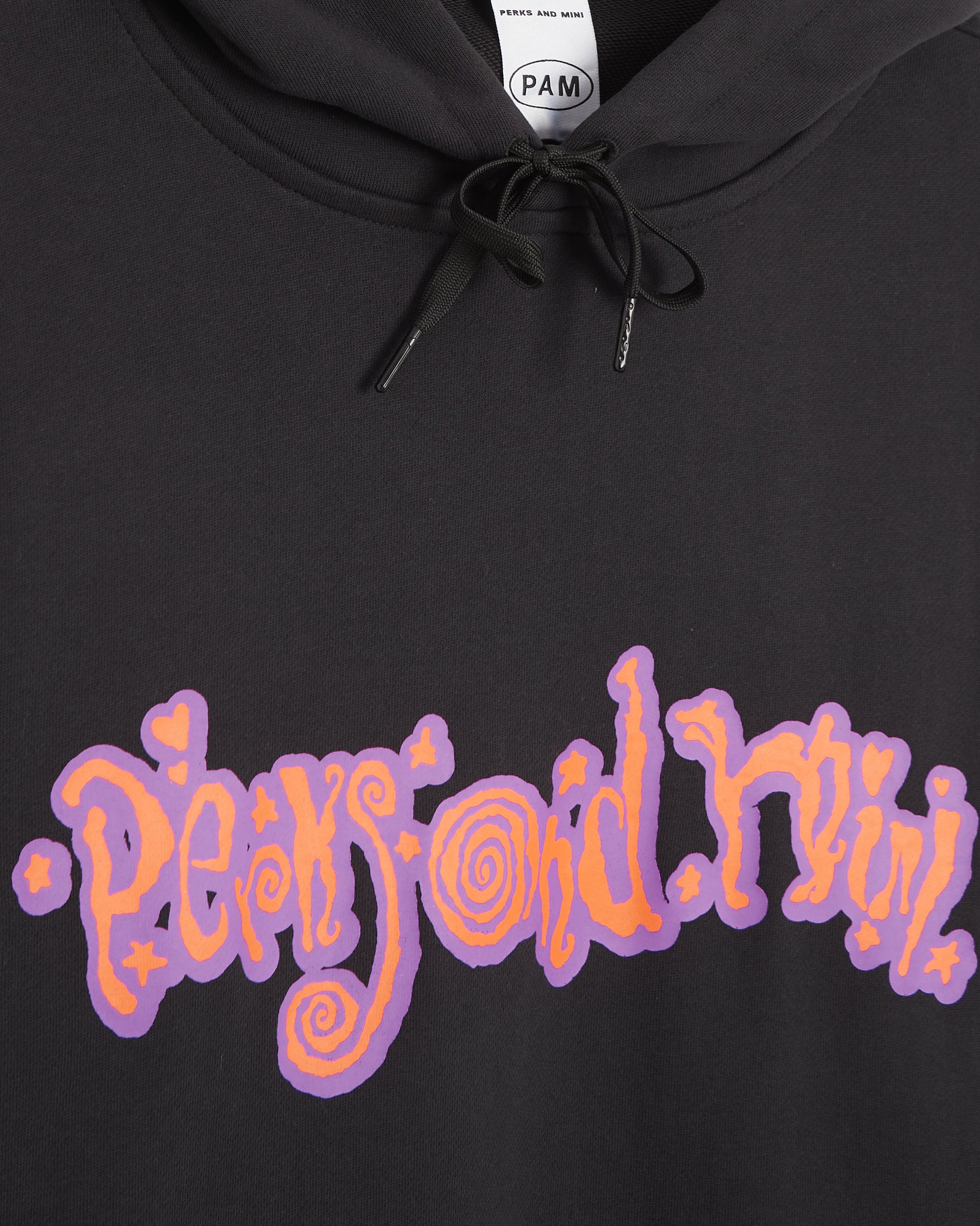 Sweatshirts Perks & Mini Perks And Mini Text Kurlz Unisex Hoodie "Poetry And Motion" Unisex Hoodie - PS223701A-BLACK