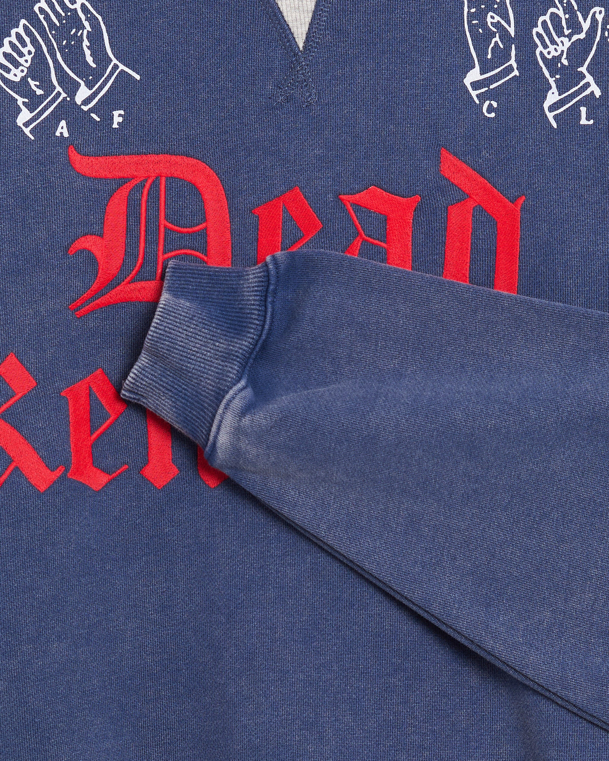 Sweatshirts Pleasures x Dead Kennedys Deaf Club Graphic Men's Sweatshirt - P26FDK001-NAVY